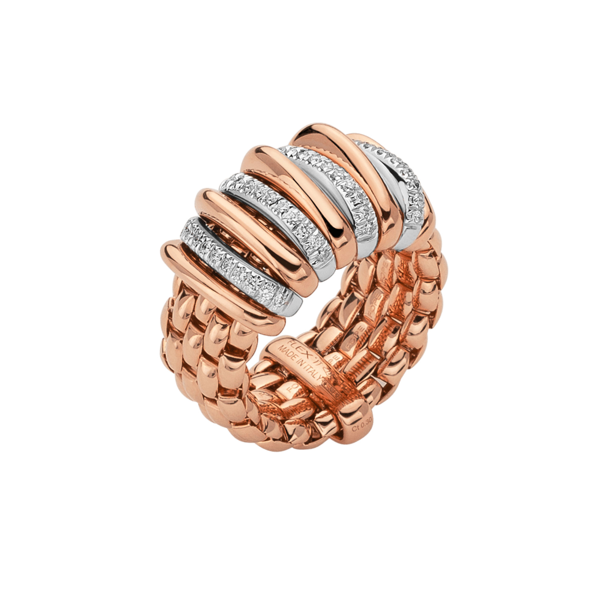 FOPE Panorama Flex'it Ring mit Diamanten (Ref: 58804AX_BB_R_BBX_00S)