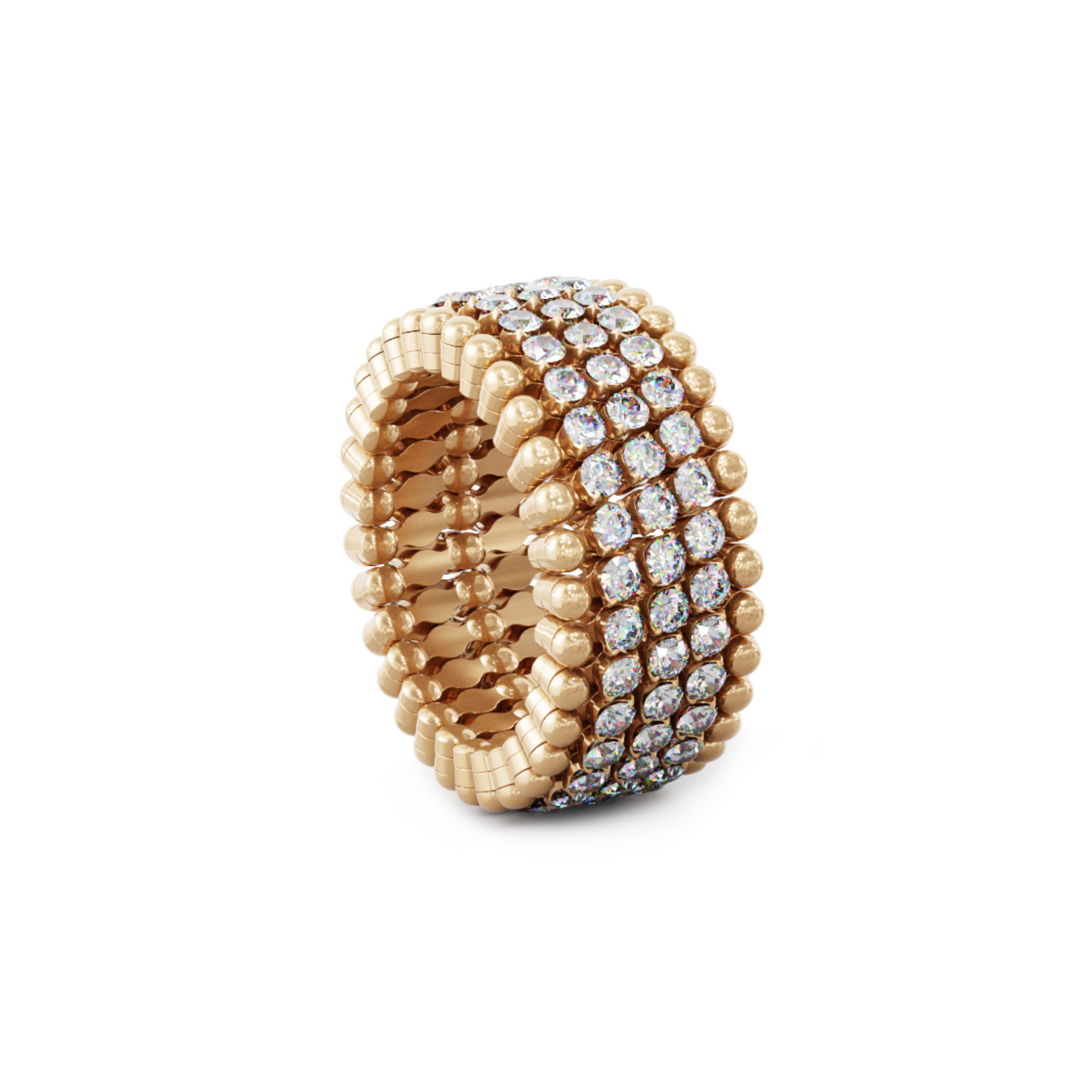 Serafino Consoli Serafino Multi-Size Ring und Armreif (Ref: S.RB 5M2 RG WD)