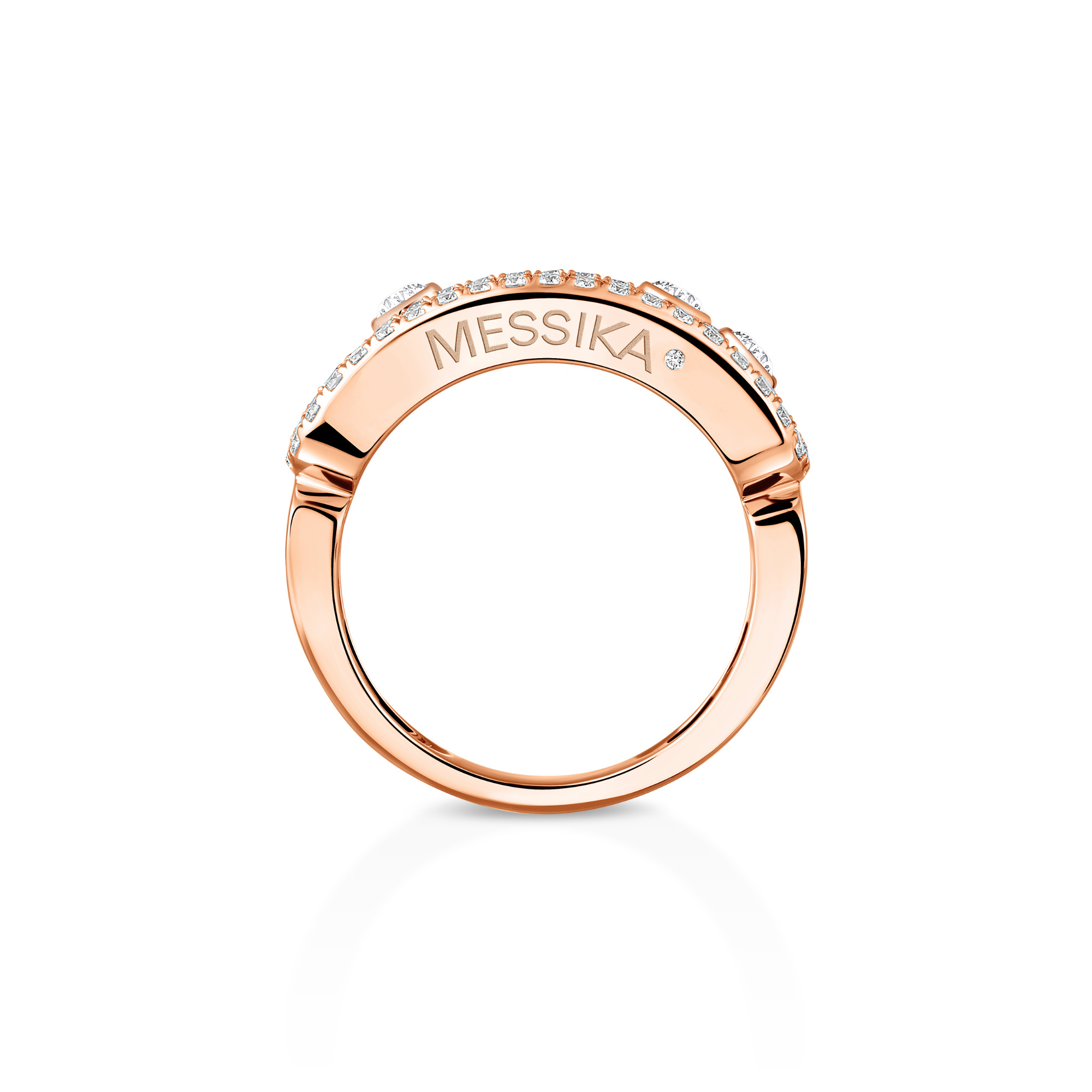 Messika Move Classique Pavé Ring (Ref: 04000-PG)