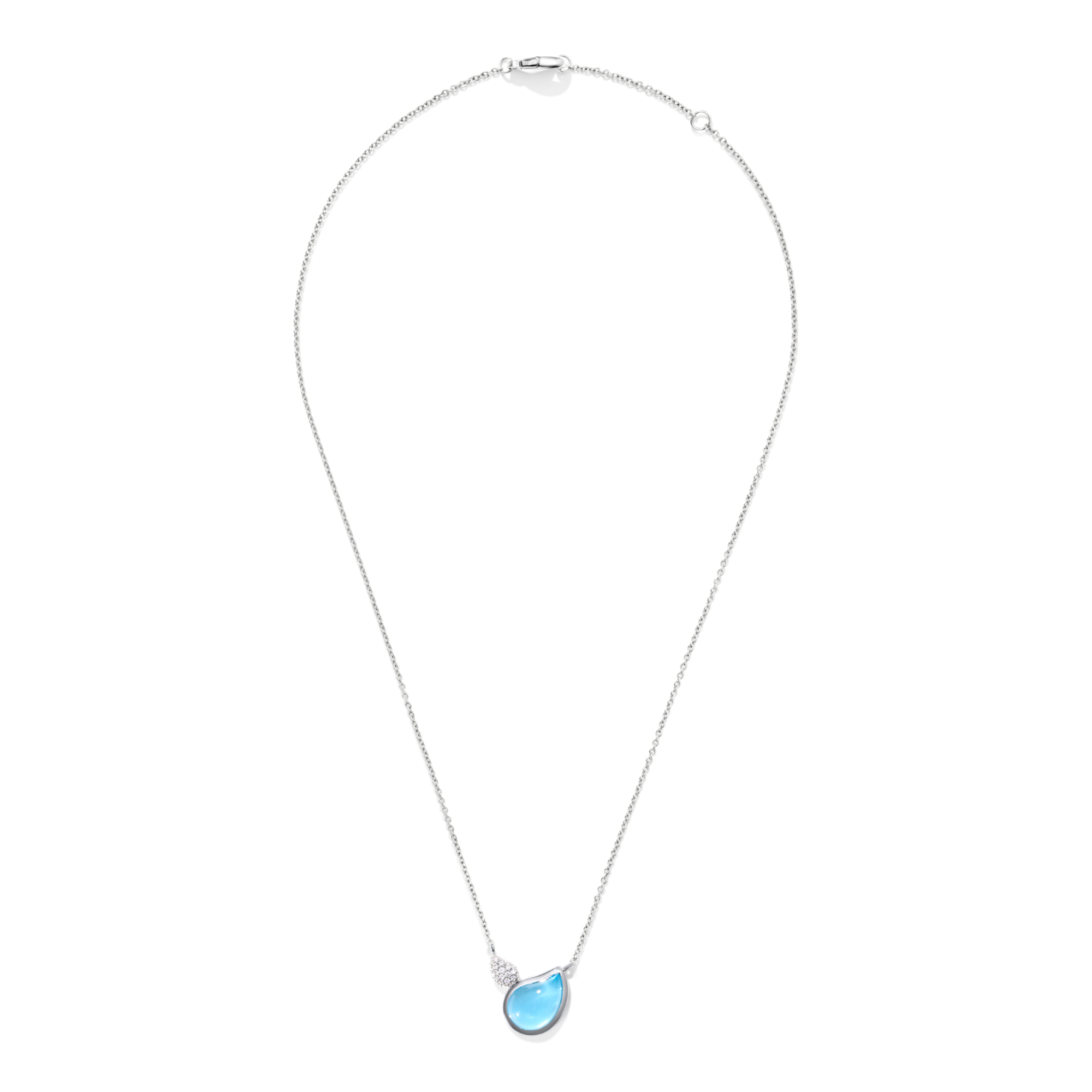 Tamara Comolli SIGNATURE Halskette 2 Drops  (Ref: N-Sig-2Dr-ToSw-p-wg)
