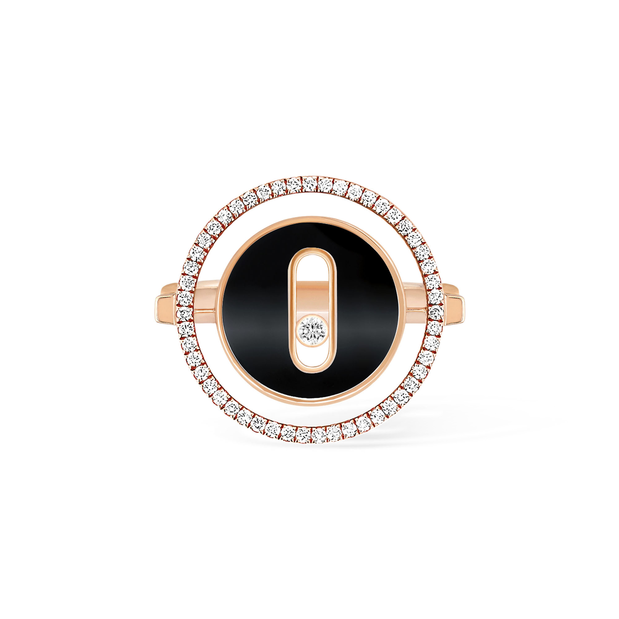 Messika Lucky Move Ring KM Onyx (Ref: 12322-PG)