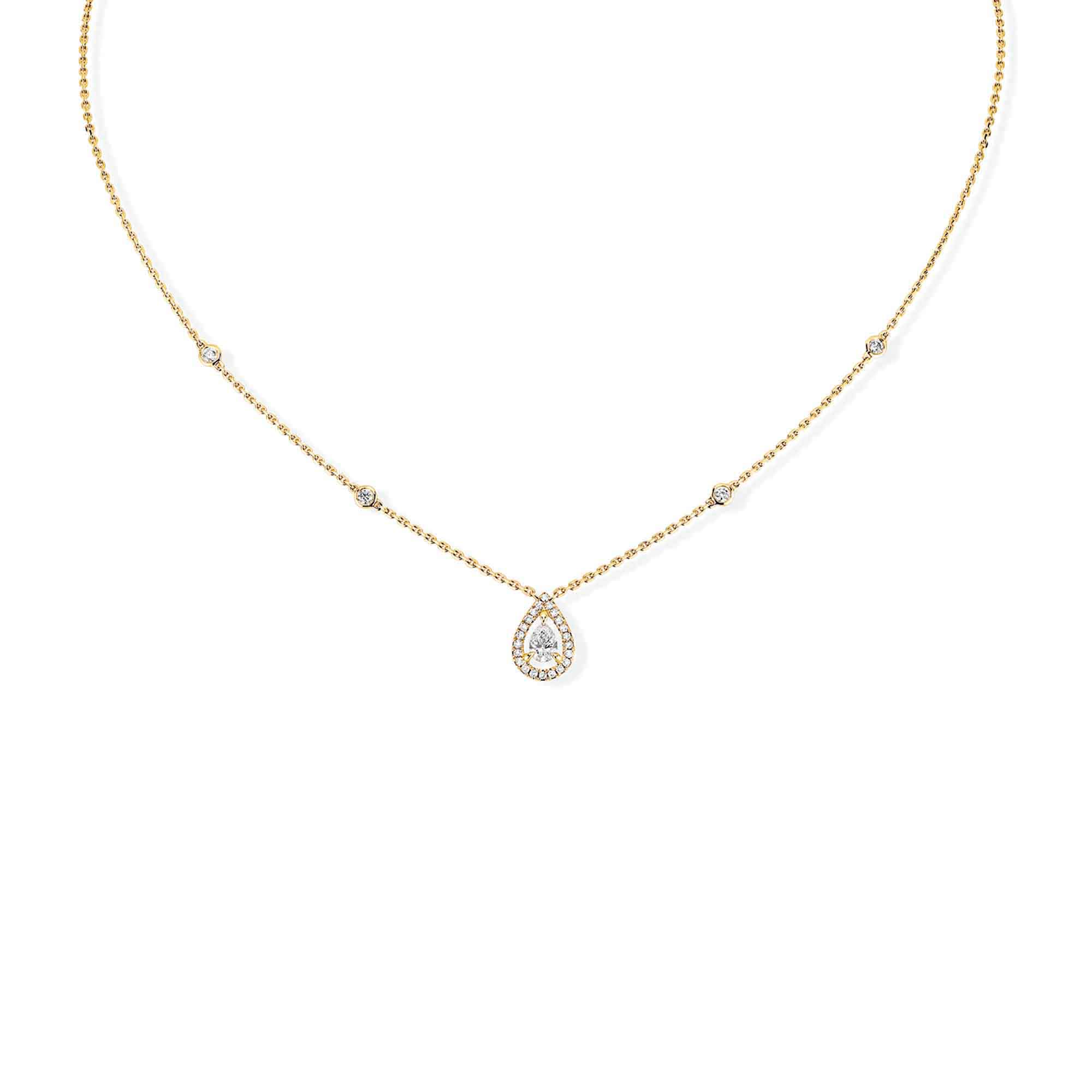 Messika Joy Diamant Poire Collier (Ref: 05224-YG)