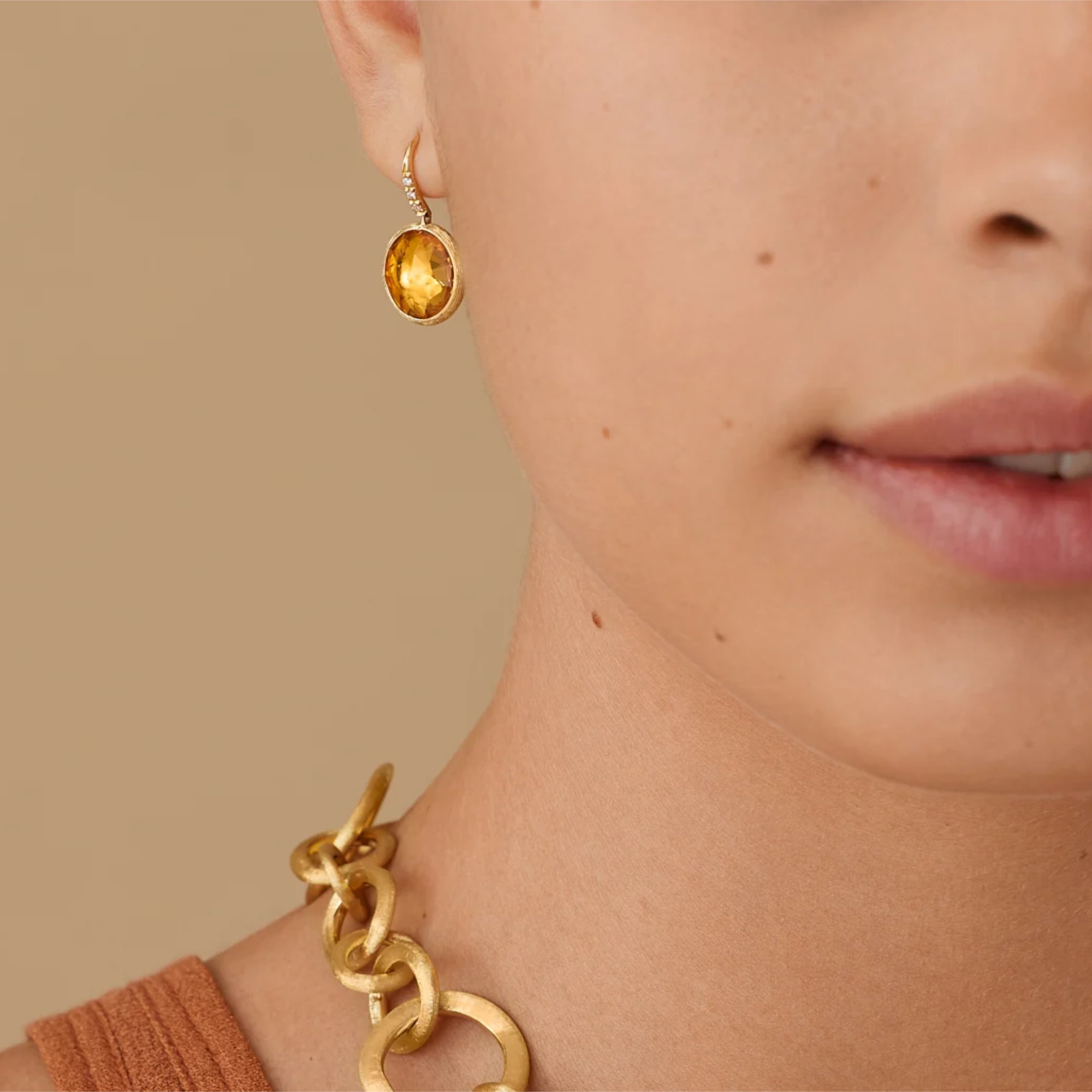 Marco Bicego Jaipur Color Ohrhänger (Ref: OB1739-AB QG01 Y)