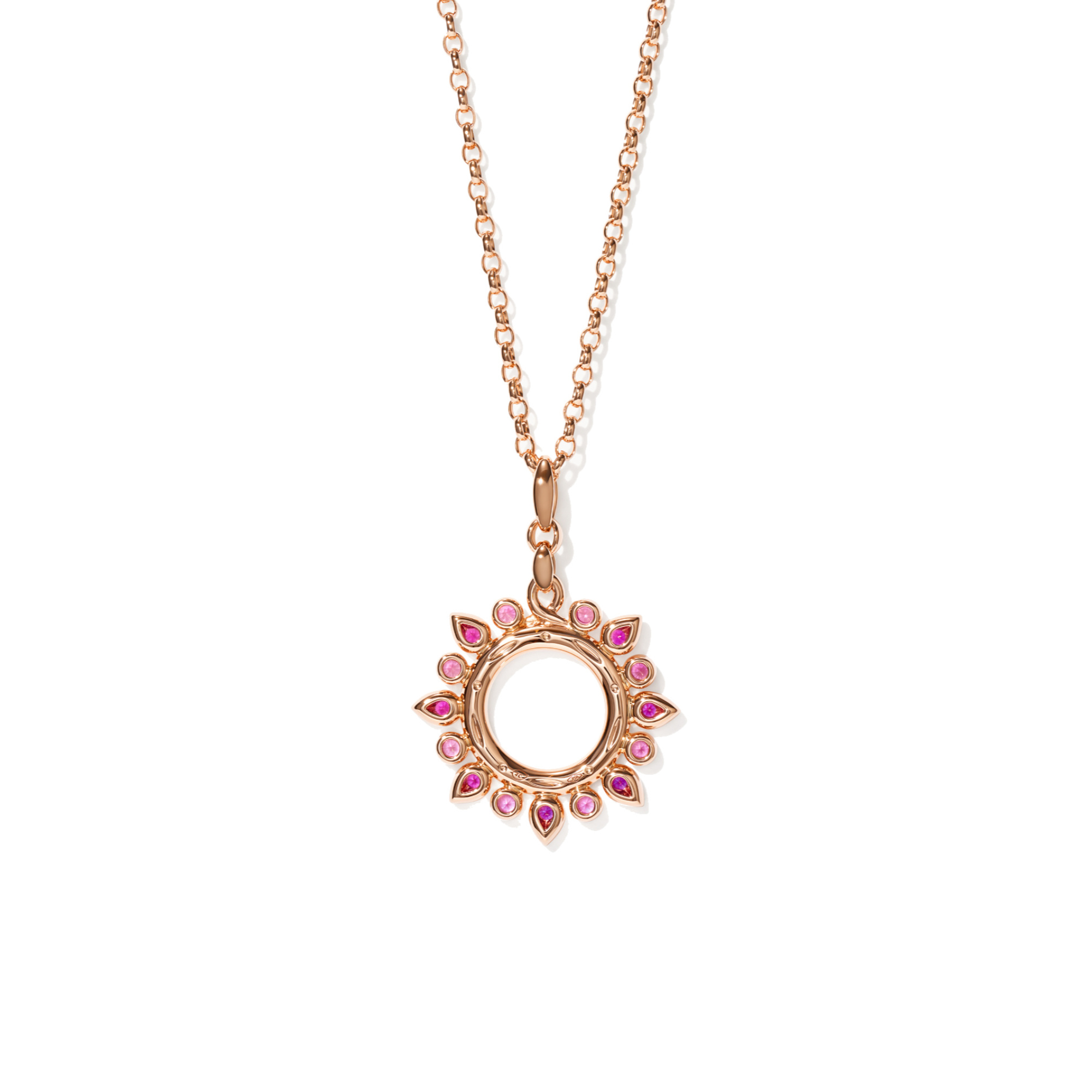 Tamara Comolli SIGNATURE Anhänger Sun 'Blush' Small (Ref: P-SIG-Sun-s-Blu-rg)