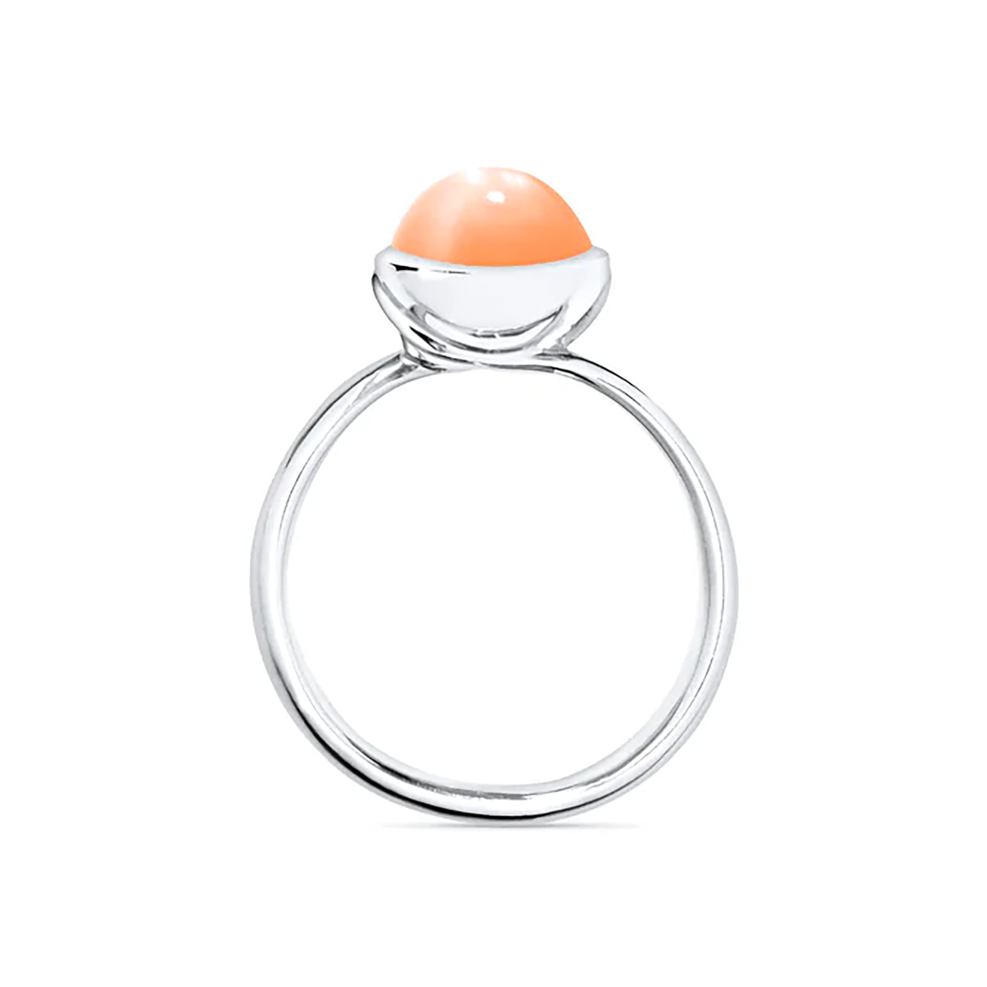 Tamara Comolli BOUTON Ring small oranger Mondstein (Ref: R-BOU-s-MoOr-wg)
