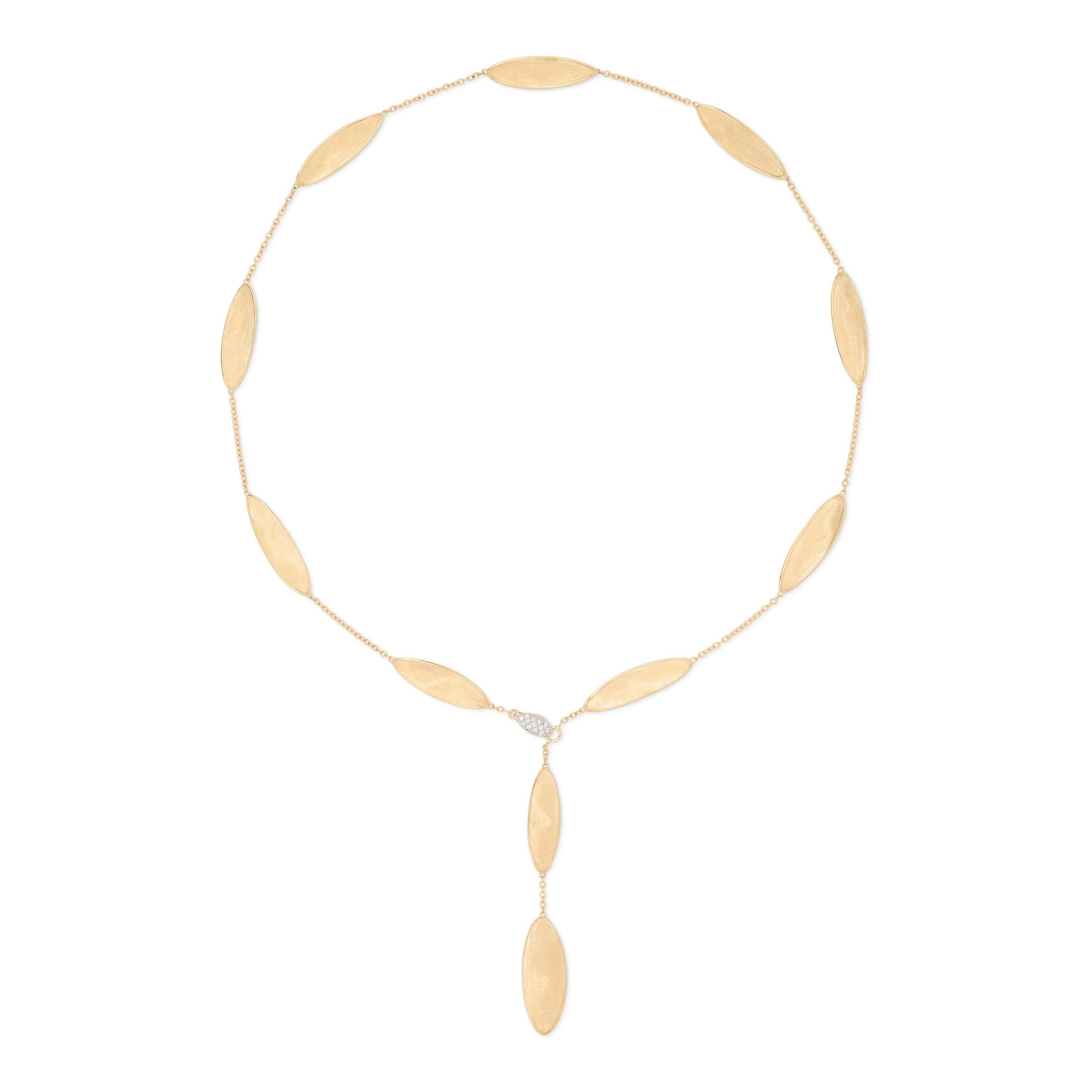 Marco Bicego Lunaria Twist Halskette (Ref: CB2898 B YW Q6)