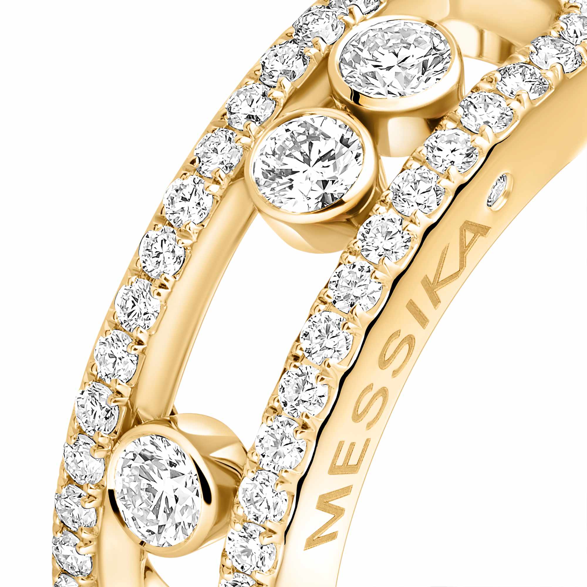 Messika Move Classique Pavé Ring (Ref: 04000-YG)