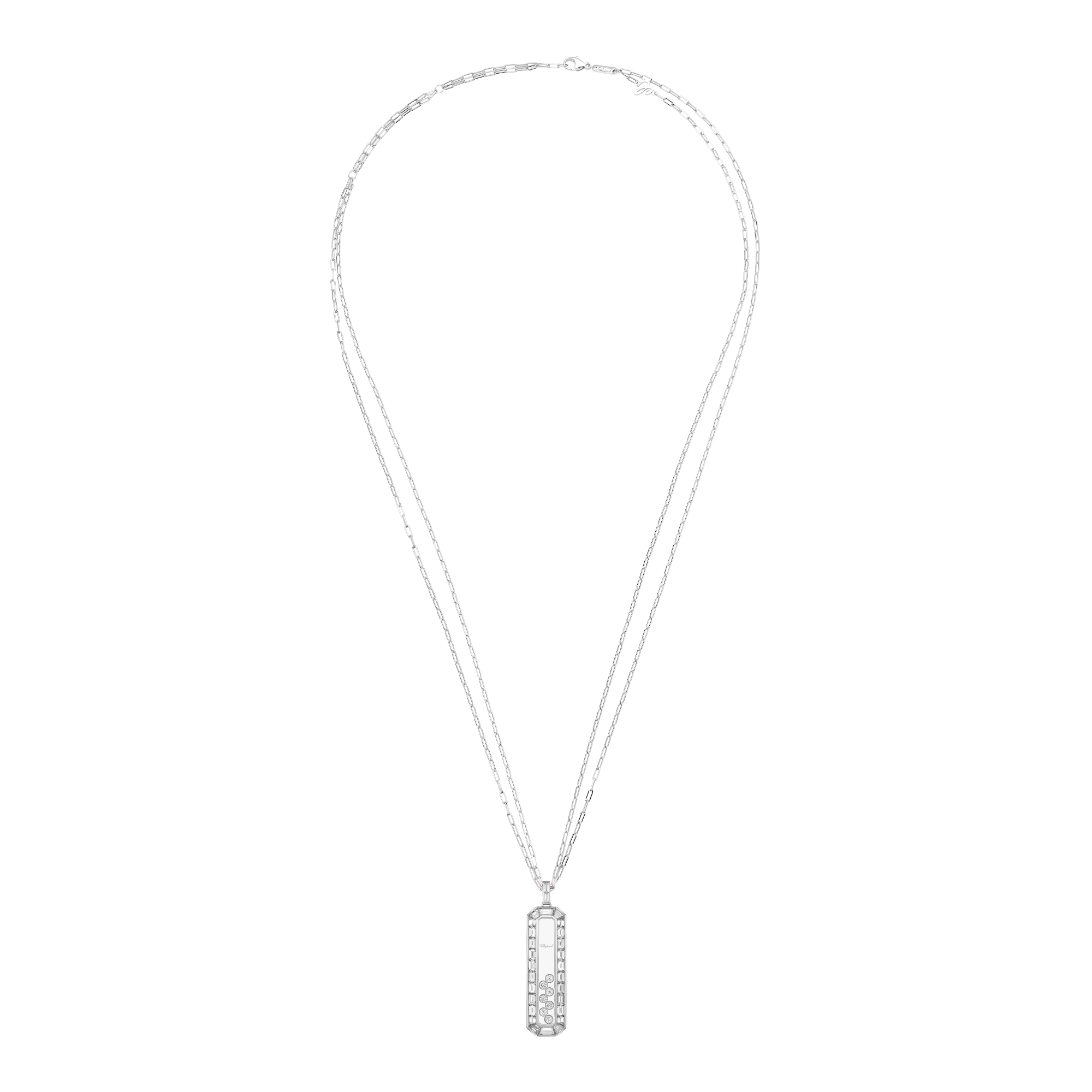 Chopard Happy Diamonds Icons Joaillerie Anhänger mit Halskette (Ref: 79A209-1001)