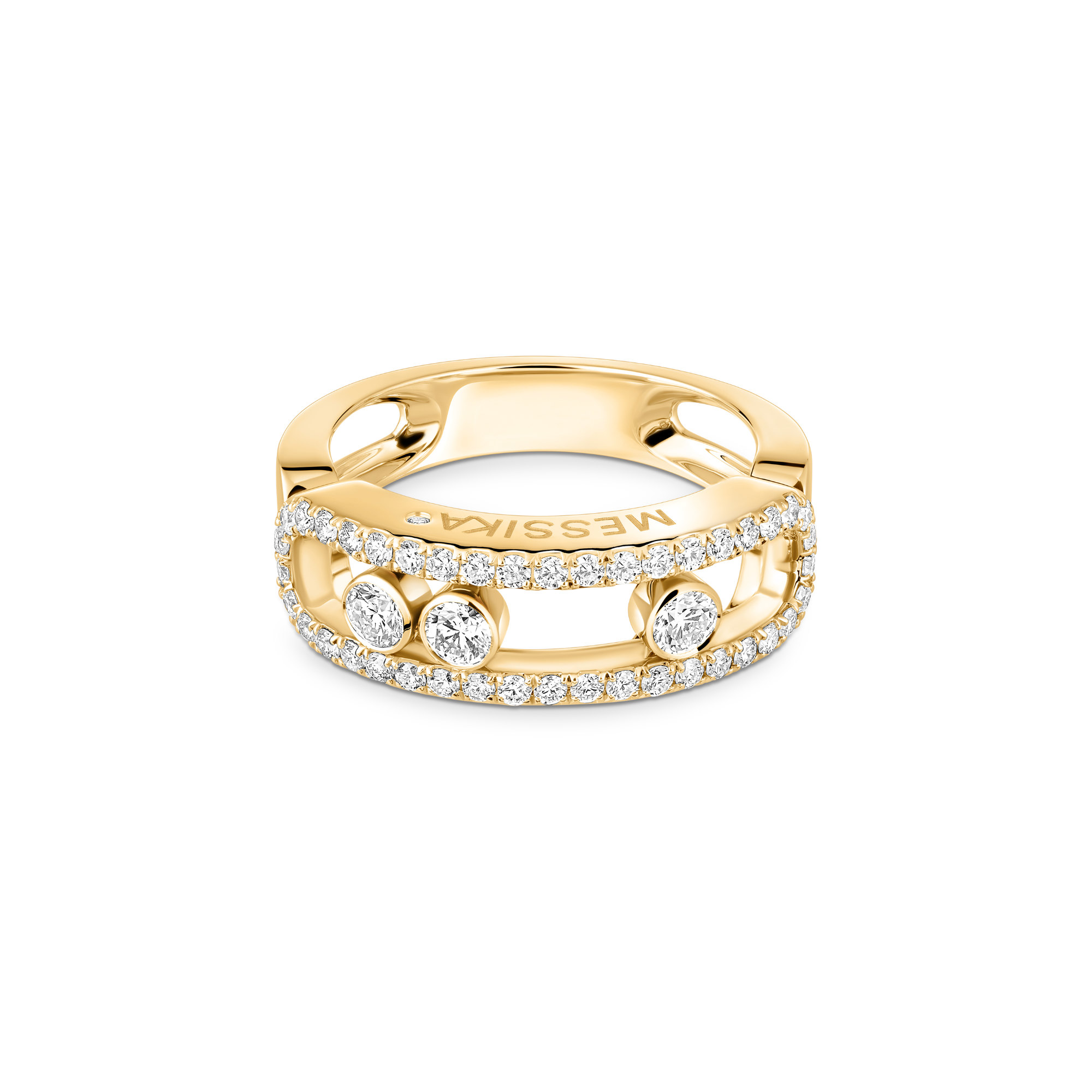 Messika Move Classique Pavé Ring (Ref: 04000-YG)