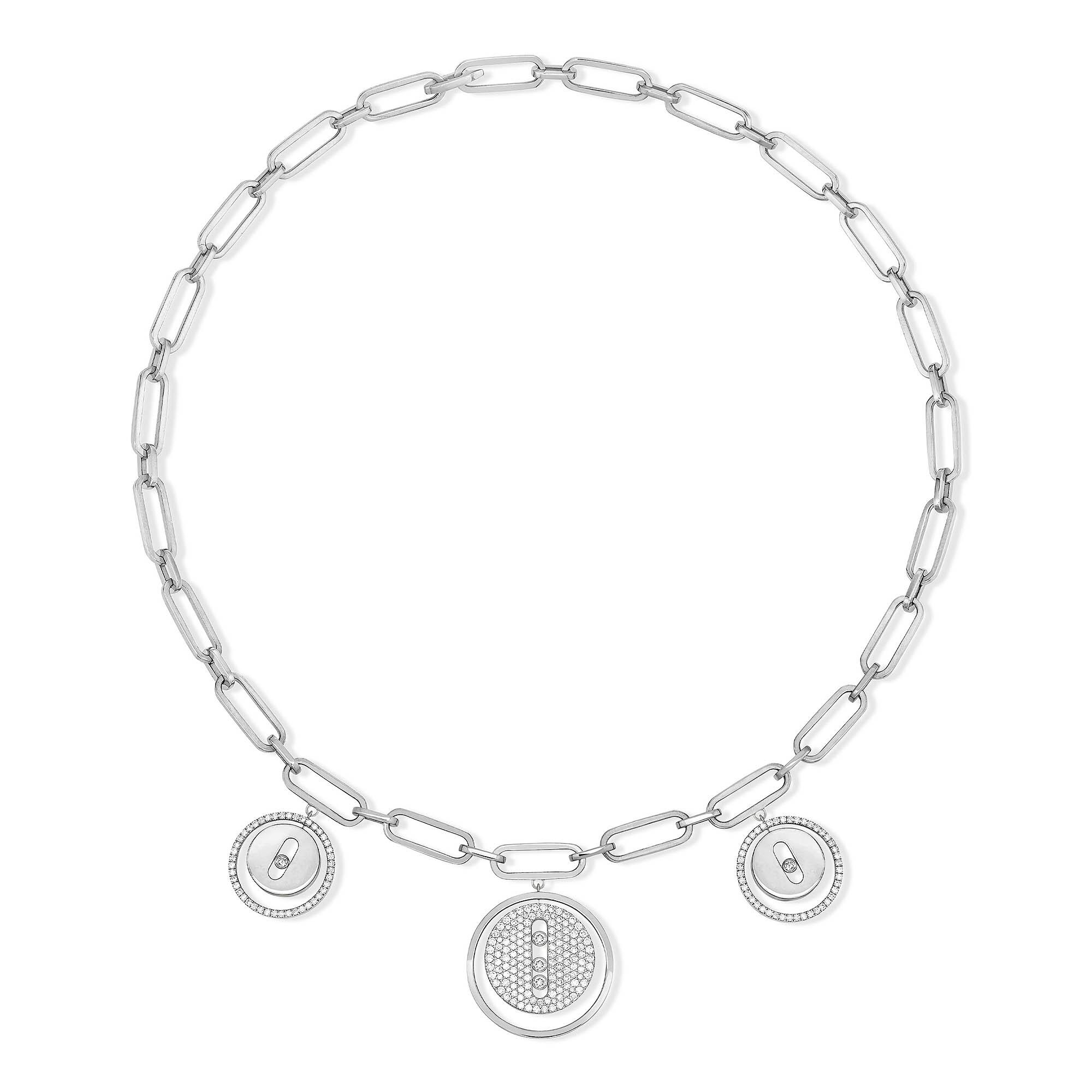 Messika Lucky Move Charms Choker Kette (Ref: 11972-WG)