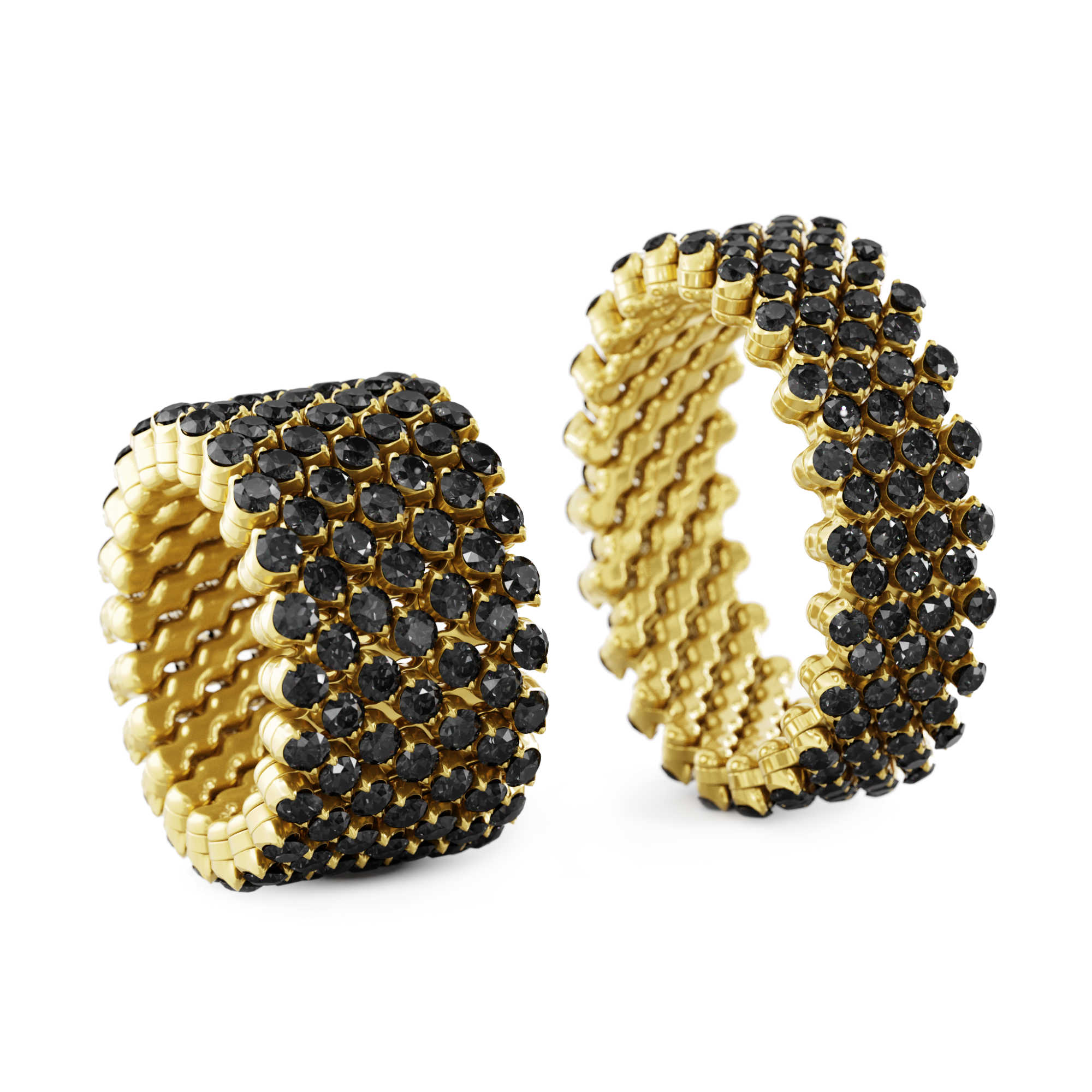 Serafino Consoli Brevetto Multi-Size Ring (Ref: RMS 7F2 YG BD)