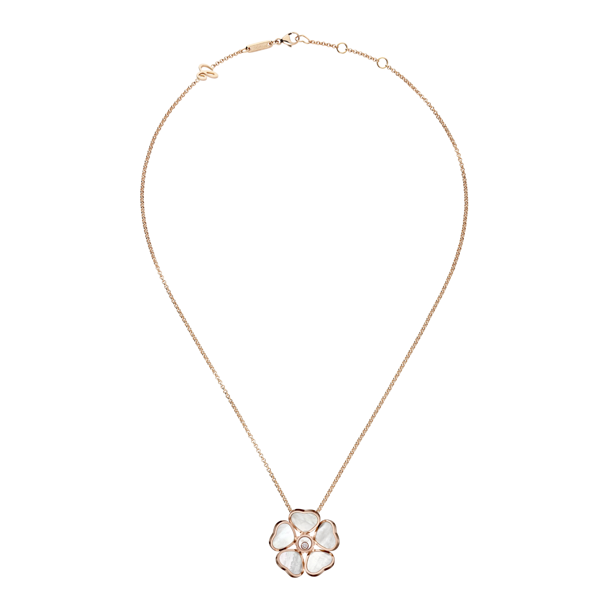 Chopard Happy Hearts Flowers Halskette (Ref: 79A085-5301)