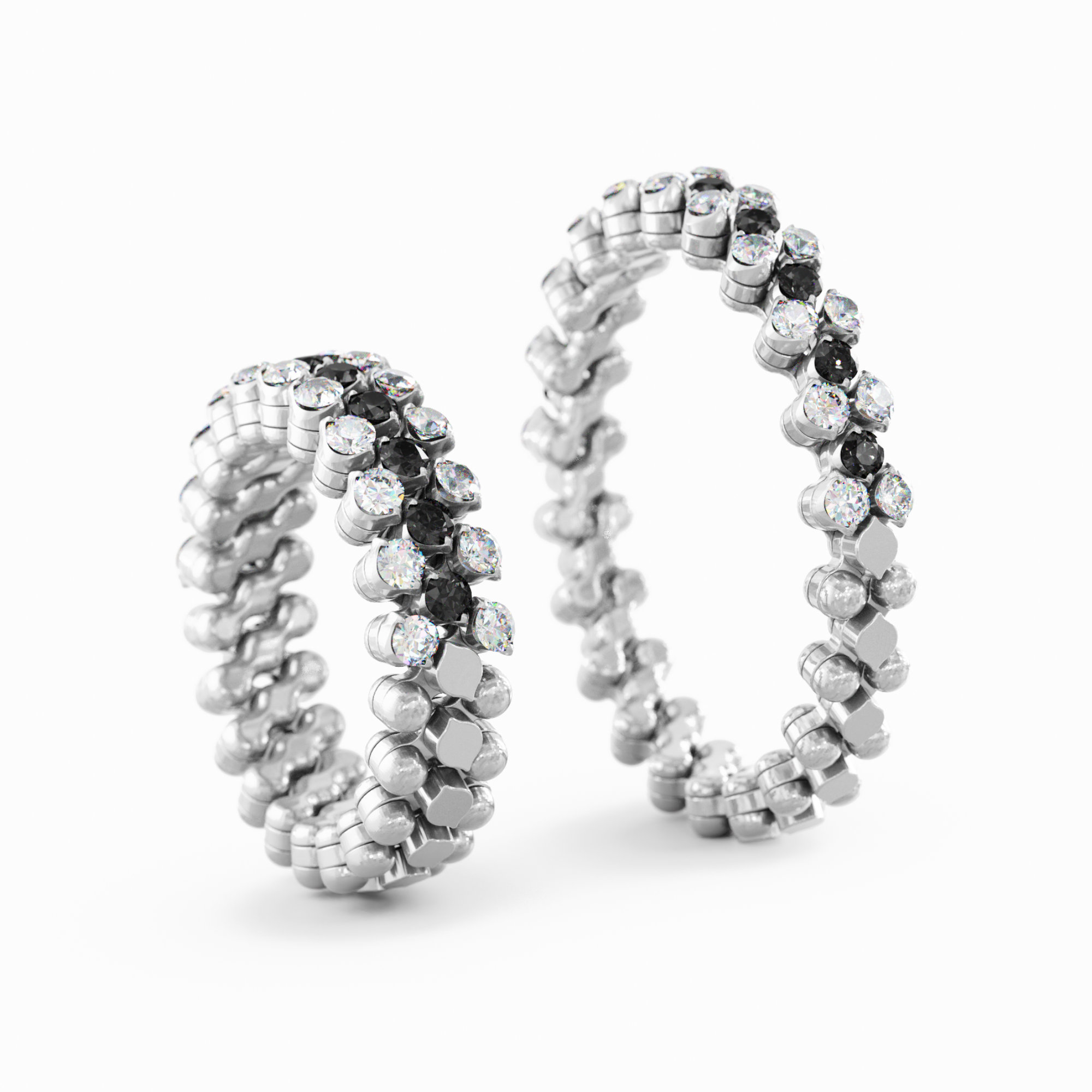 Serafino Consoli Brevetto Multi-Size Ring (Ref: RMS 3H2 WG WD BD)