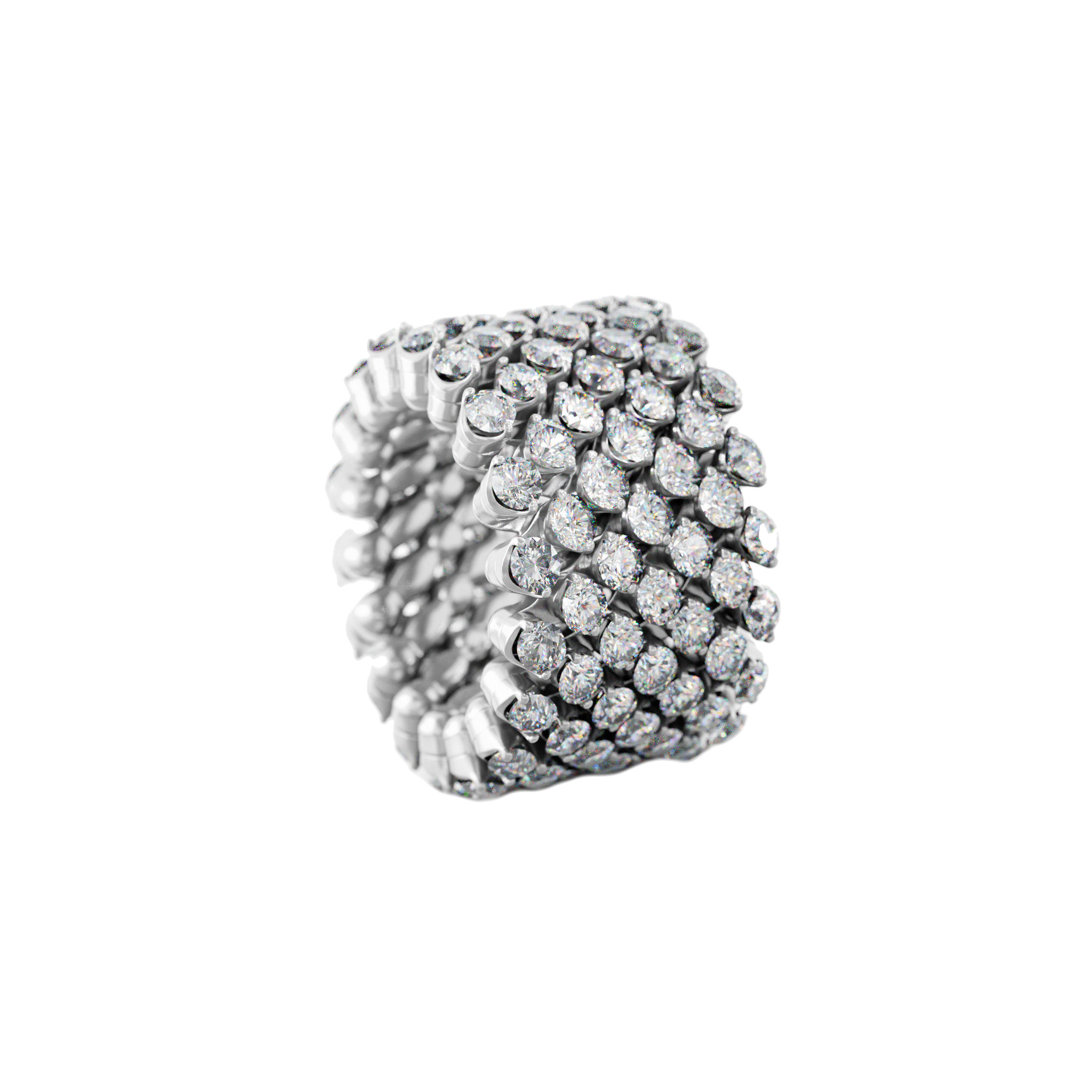 Serafino Consoli Brevetto Multi-Size Ring (Ref: RMS 7F4 WG WD)