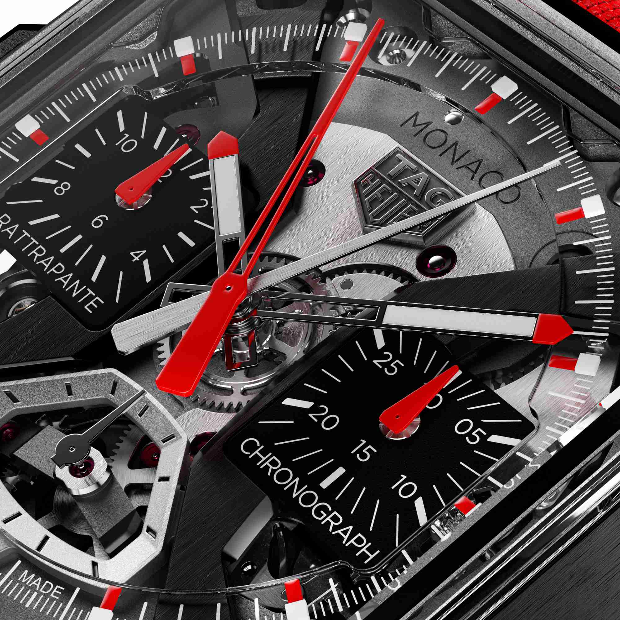 TAG Heuer TAG HEUER MONACO SPLIT-SECONDS CHRONOGRAPH (Ref: CBW2181.FC8322)