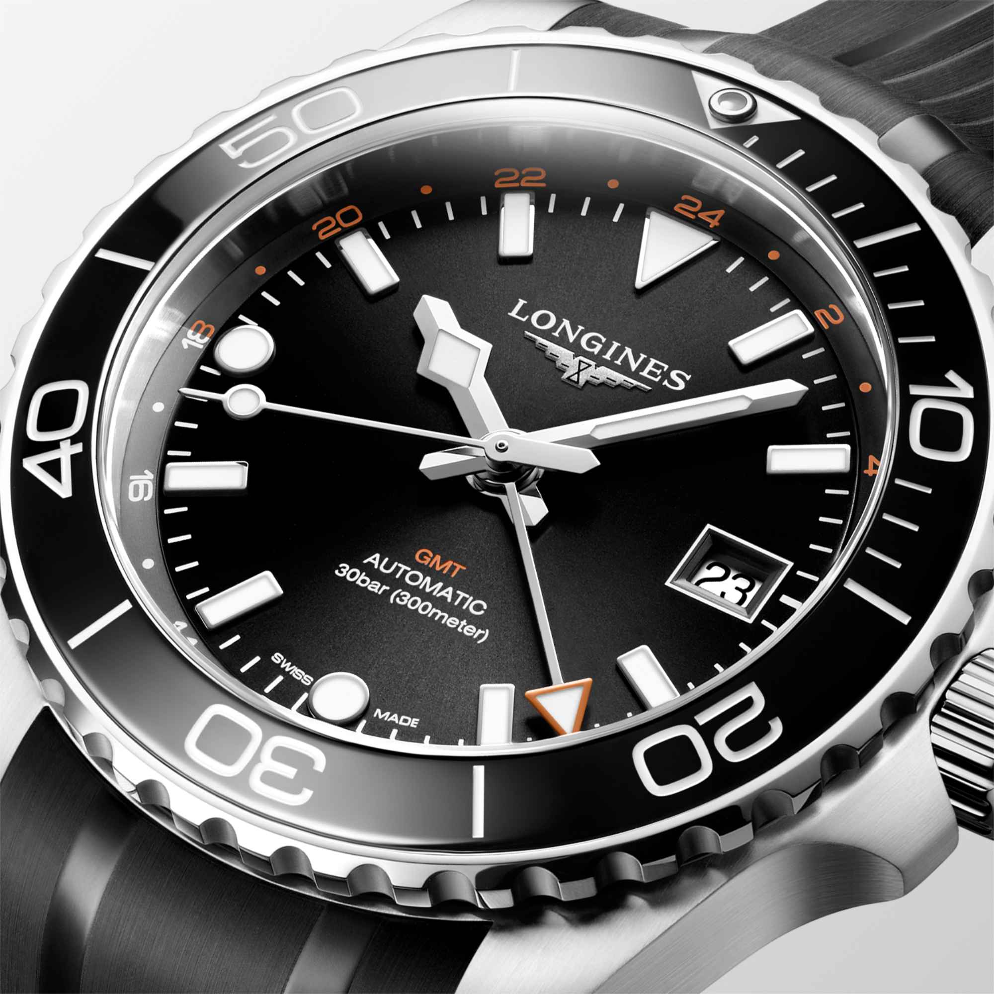 Longines HYDROCONQUEST GMT (Ref: L3.790.4.56.9)
