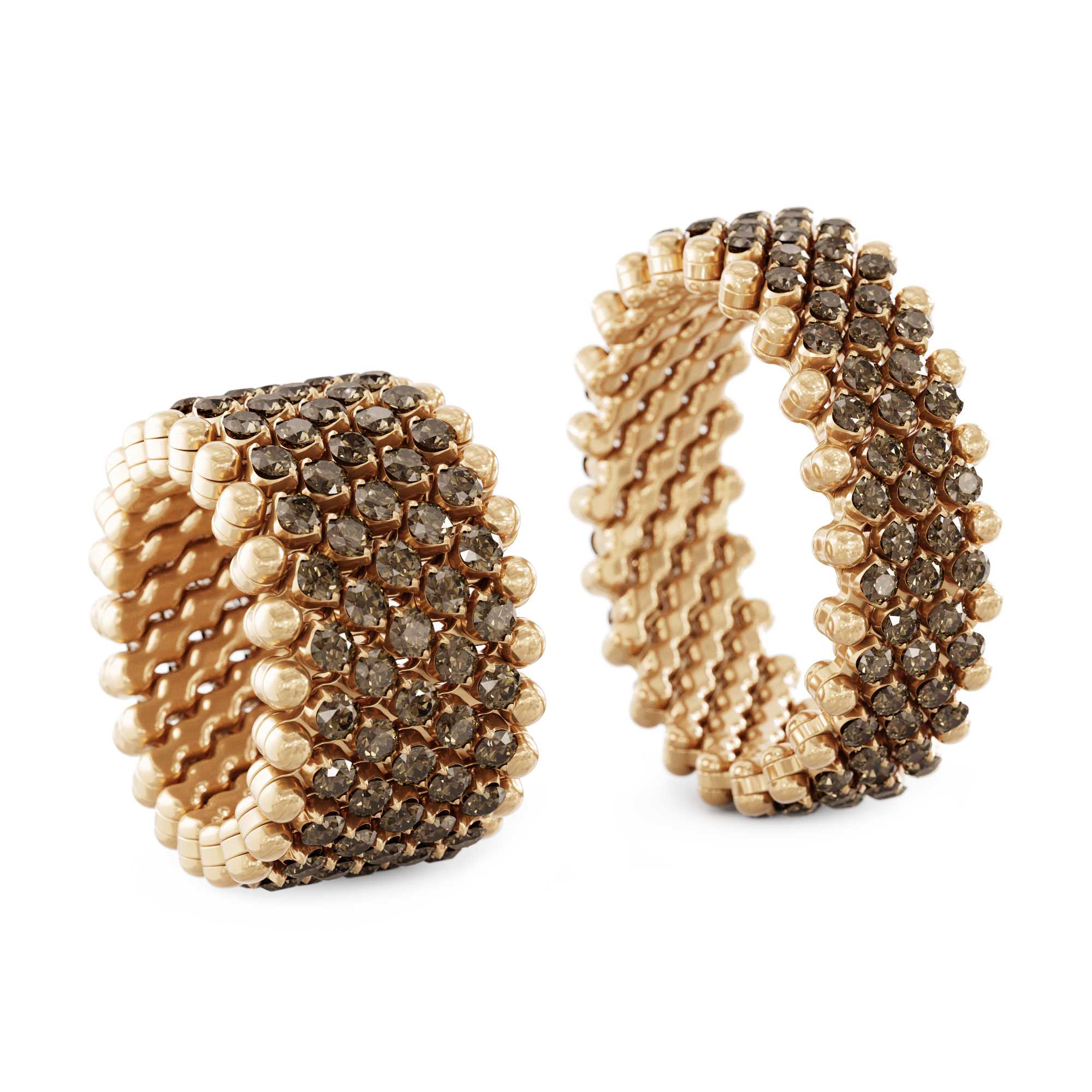 Serafino Consoli Brevetto Multi-Size Ring (Ref: RMS 7M2 RG BRD)
