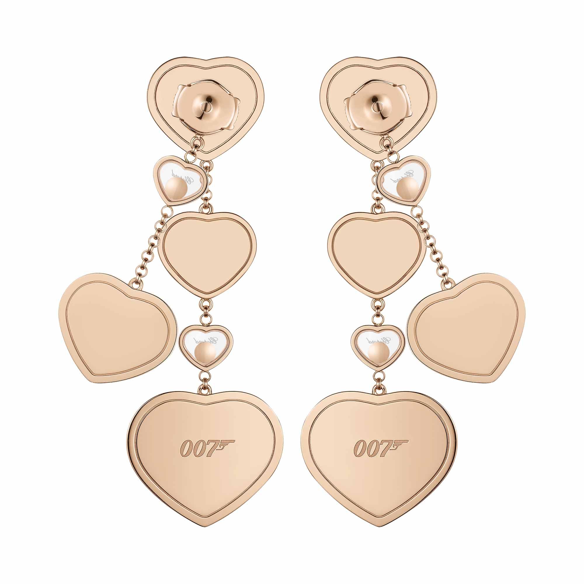 Chopard Happy Hearts Golden Hearts Ohrhänger (Ref: 83A707-5929)
