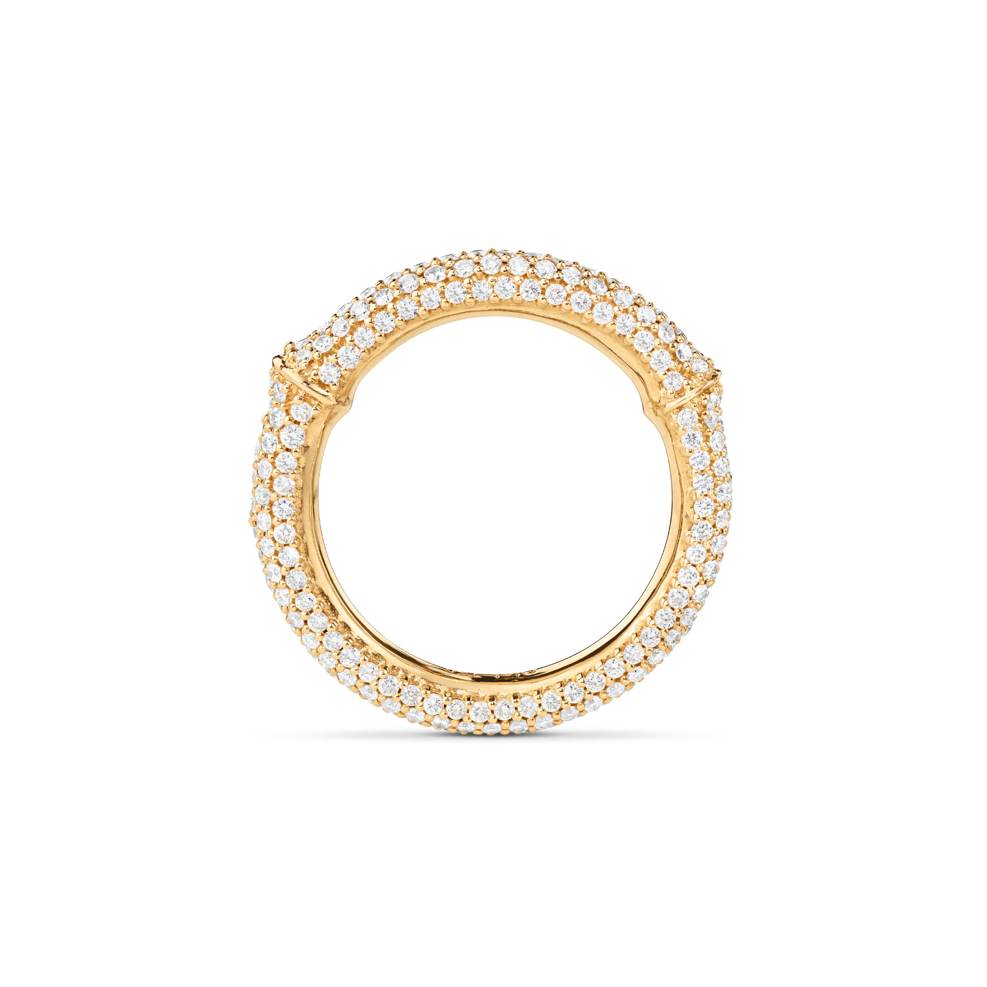 Ole Lynggaard Copenhagen Nature Ring IV mit Diamant-Pavé (Ref: A2684-401)