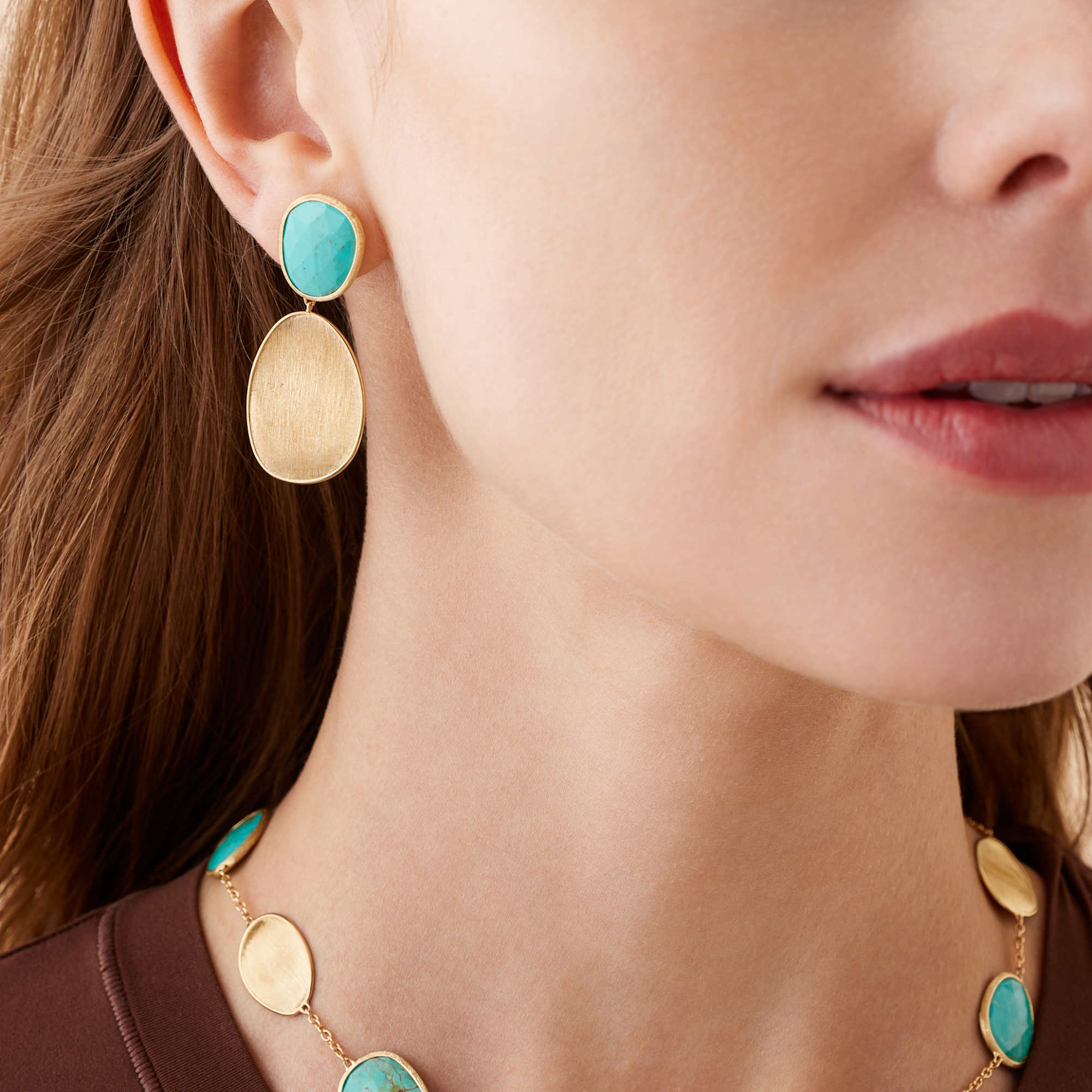 Marco Bicego Lunaria Color Ohrringe (Ref: OB1345 TUM01 Y)