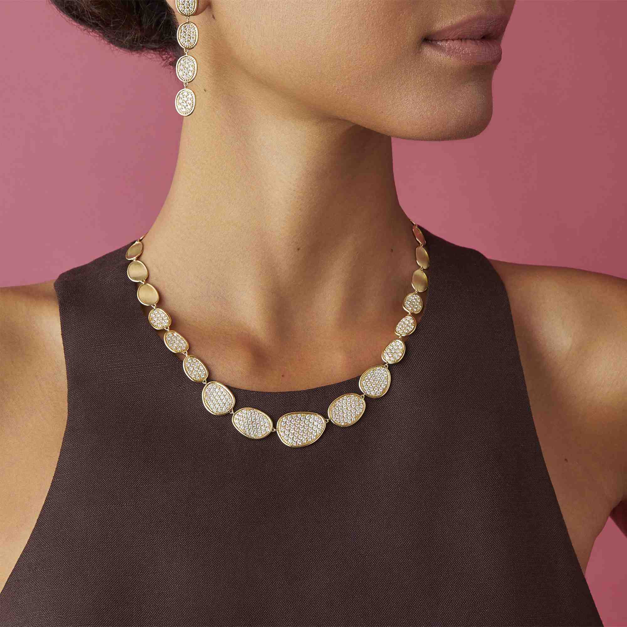 Marco Bicego Lunaria Alta Halskette (Ref: CB1976_B_Y_2Y)