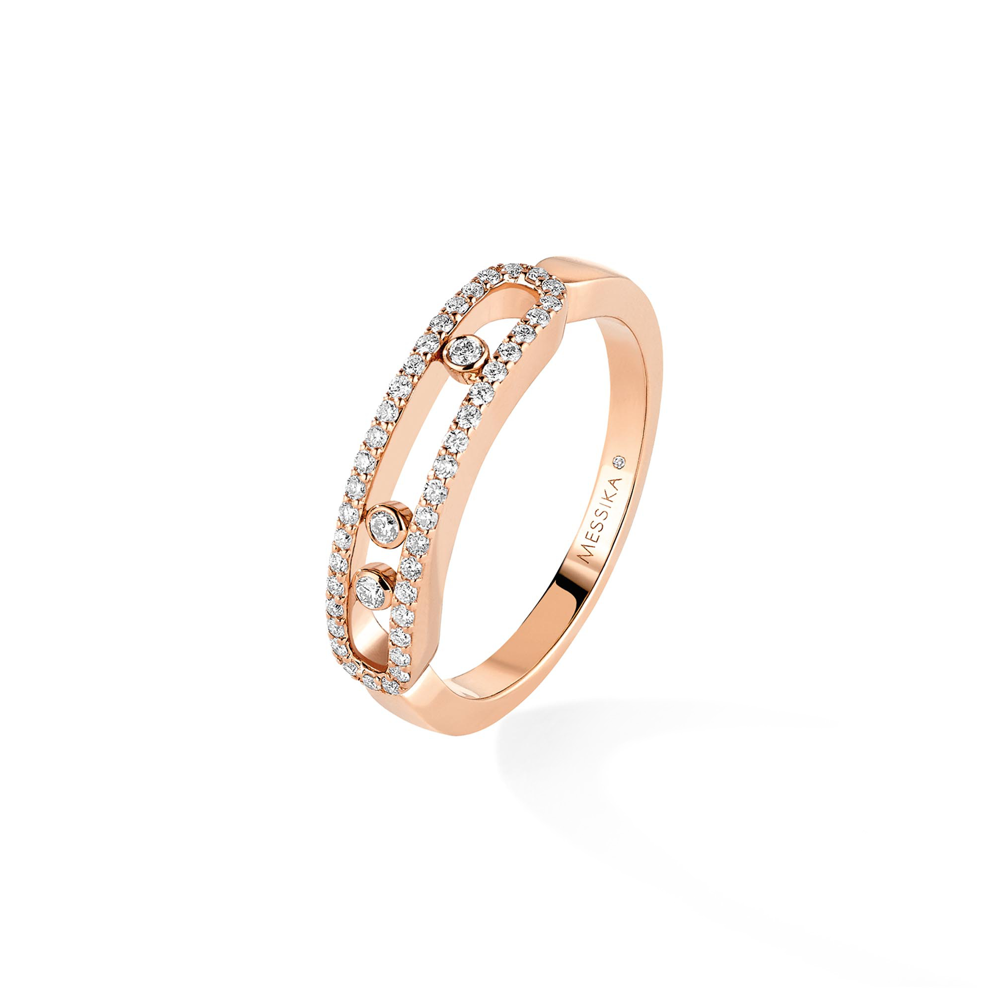 Messika Baby Move Classique Pavé Ring (Ref: 04683-PG)