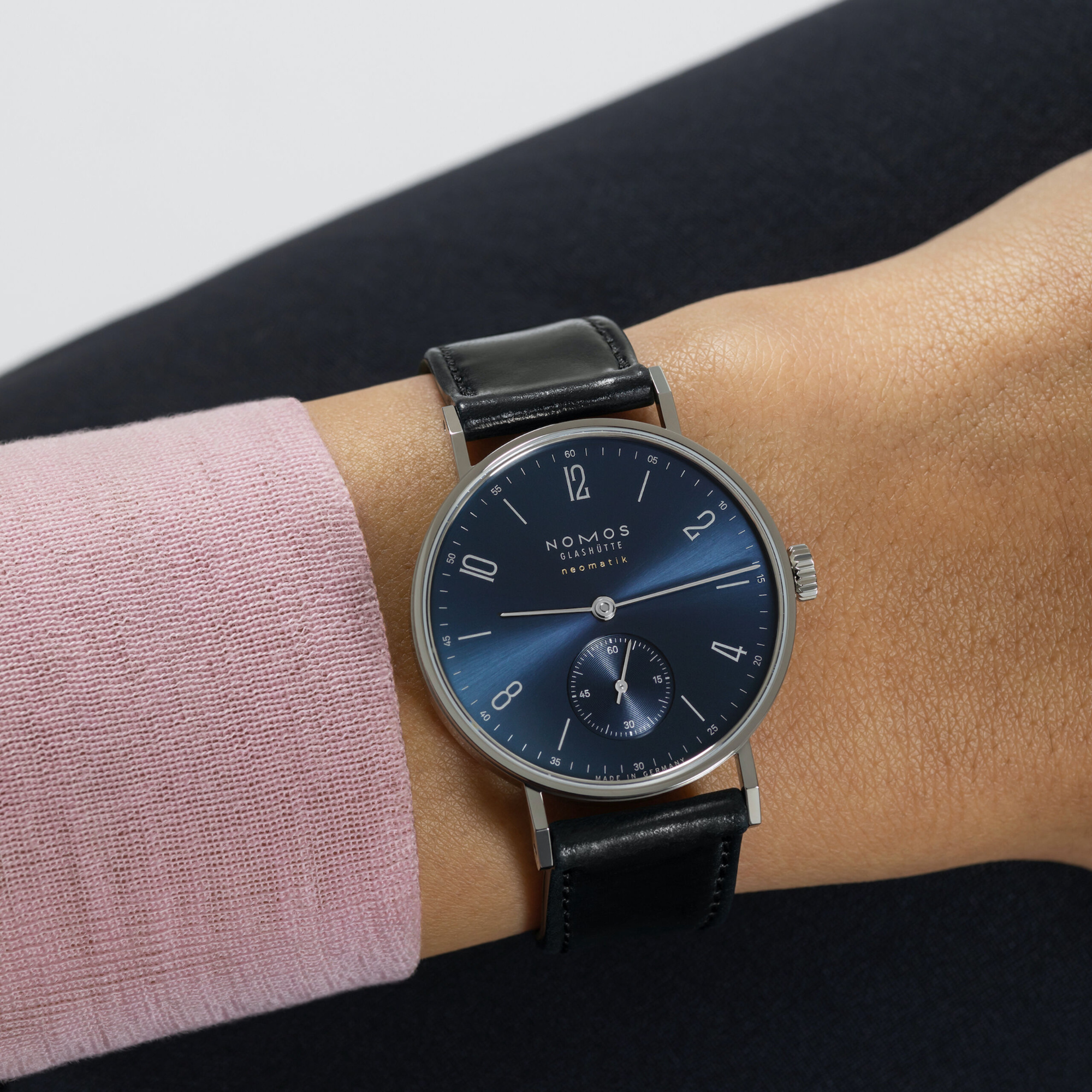 NOMOS Glashütte Tangente neomatik blaugold (Ref: 190)
