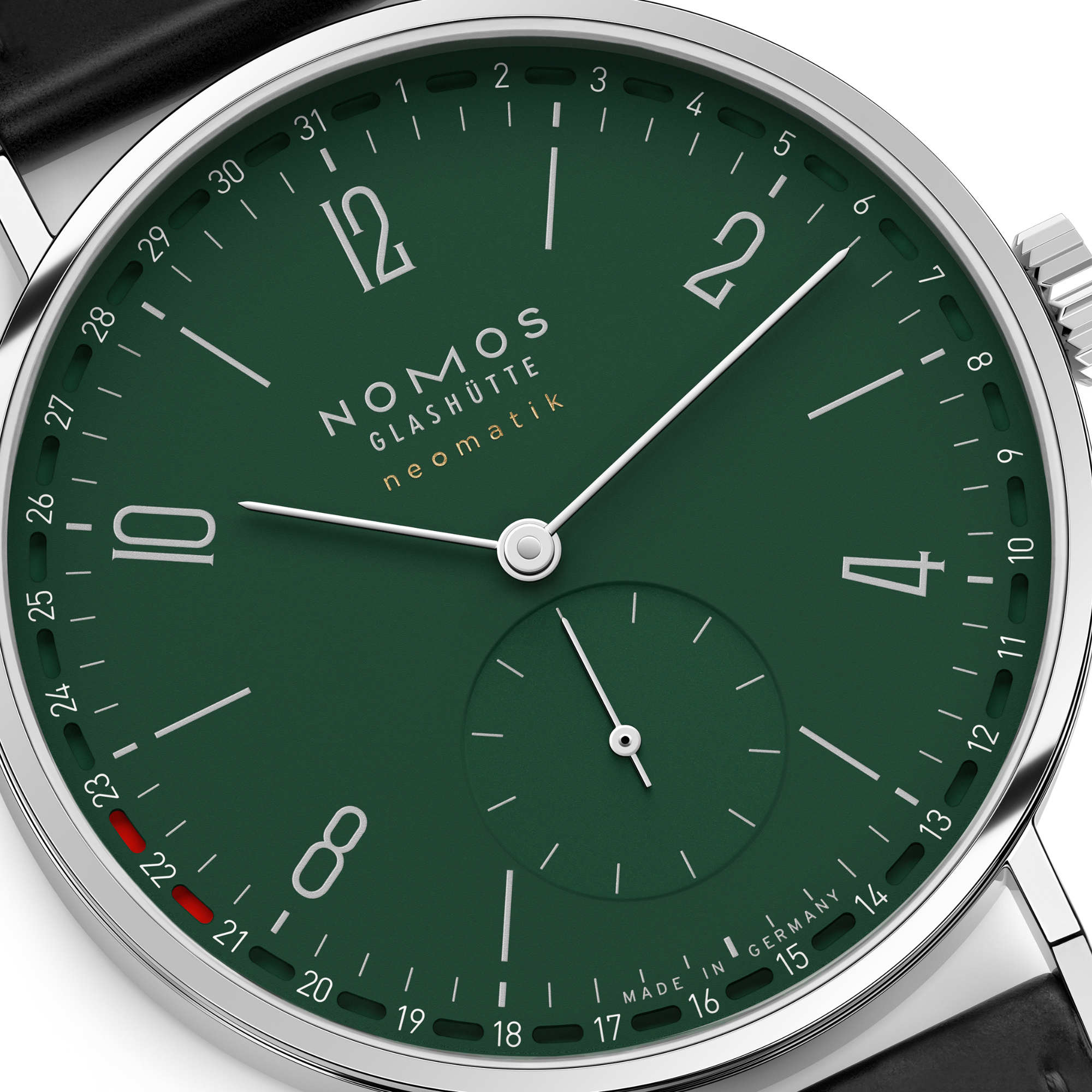 NOMOS Glashütte Tangente Neomatik 38 Update Waldgrün (Ref: 148.SB)