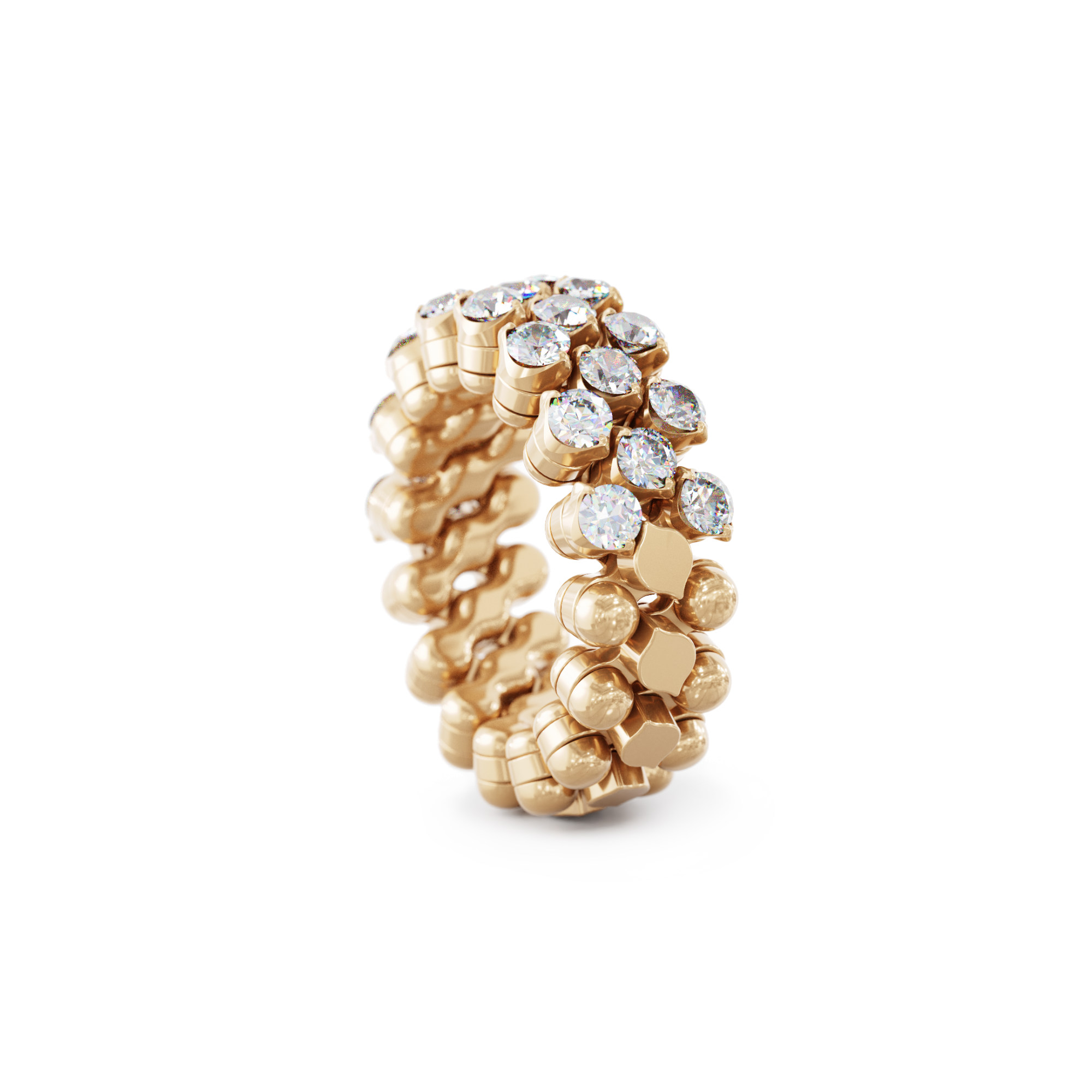 Serafino Consoli Brevetto Multi-Size Ring (Ref: RMS 3H7 RG WD)