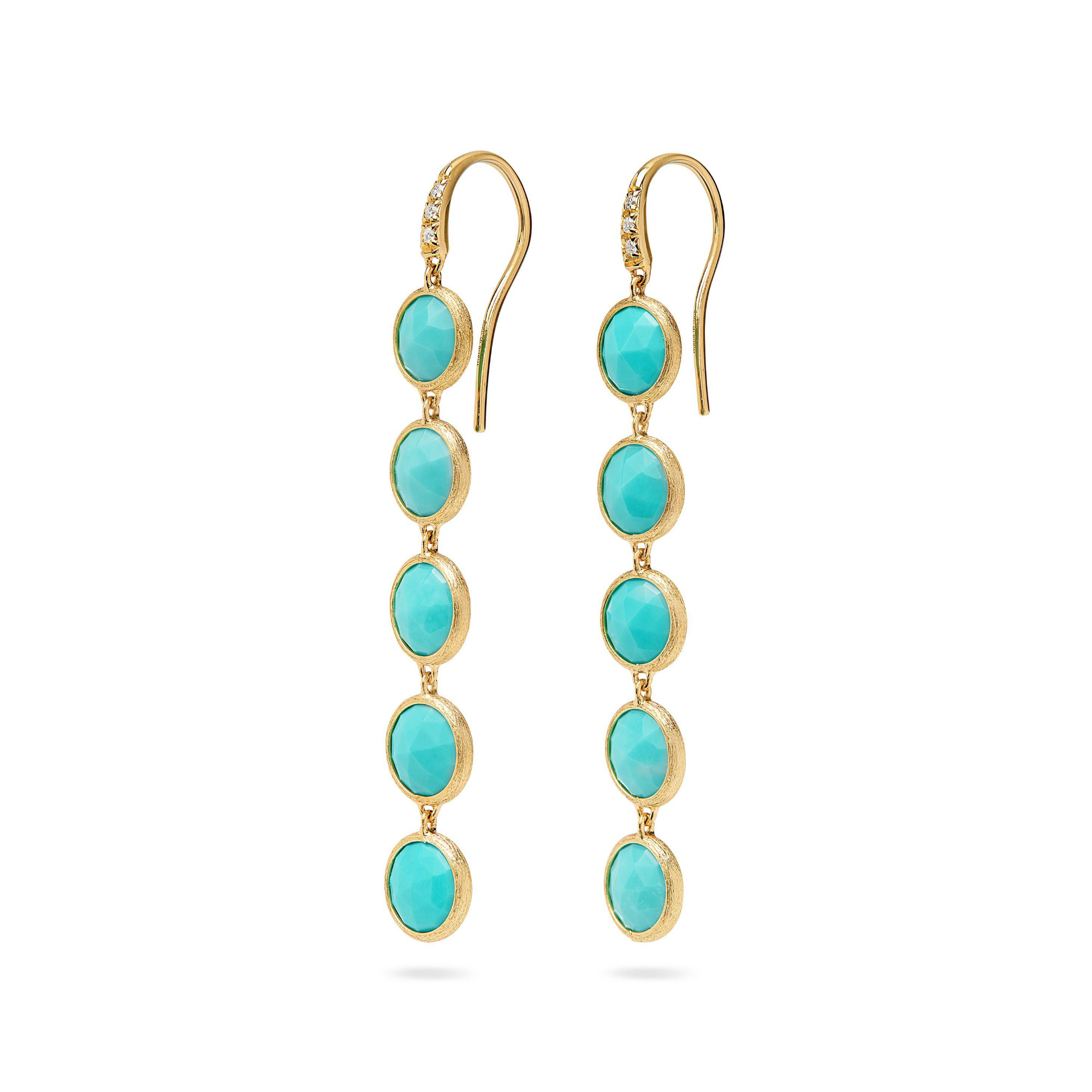 Marco Bicego Jaipur Color Ohrhänger (Ref: OB1966-AB TU01 Y)