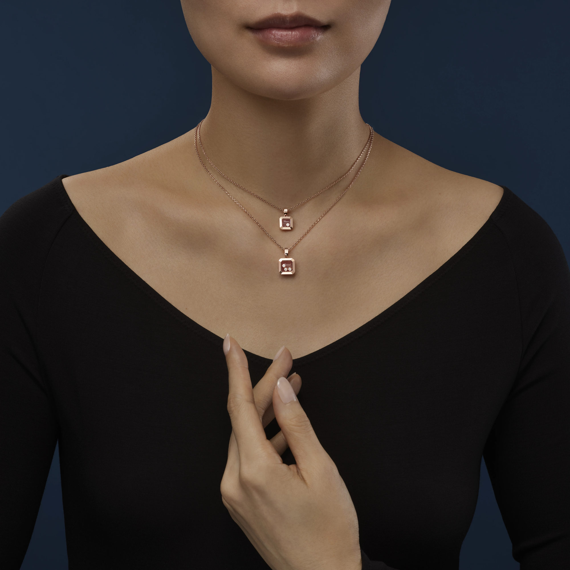 Chopard Happy Diamonds Icons Anhänger mit Halskette (Ref: 79A115-5001)
