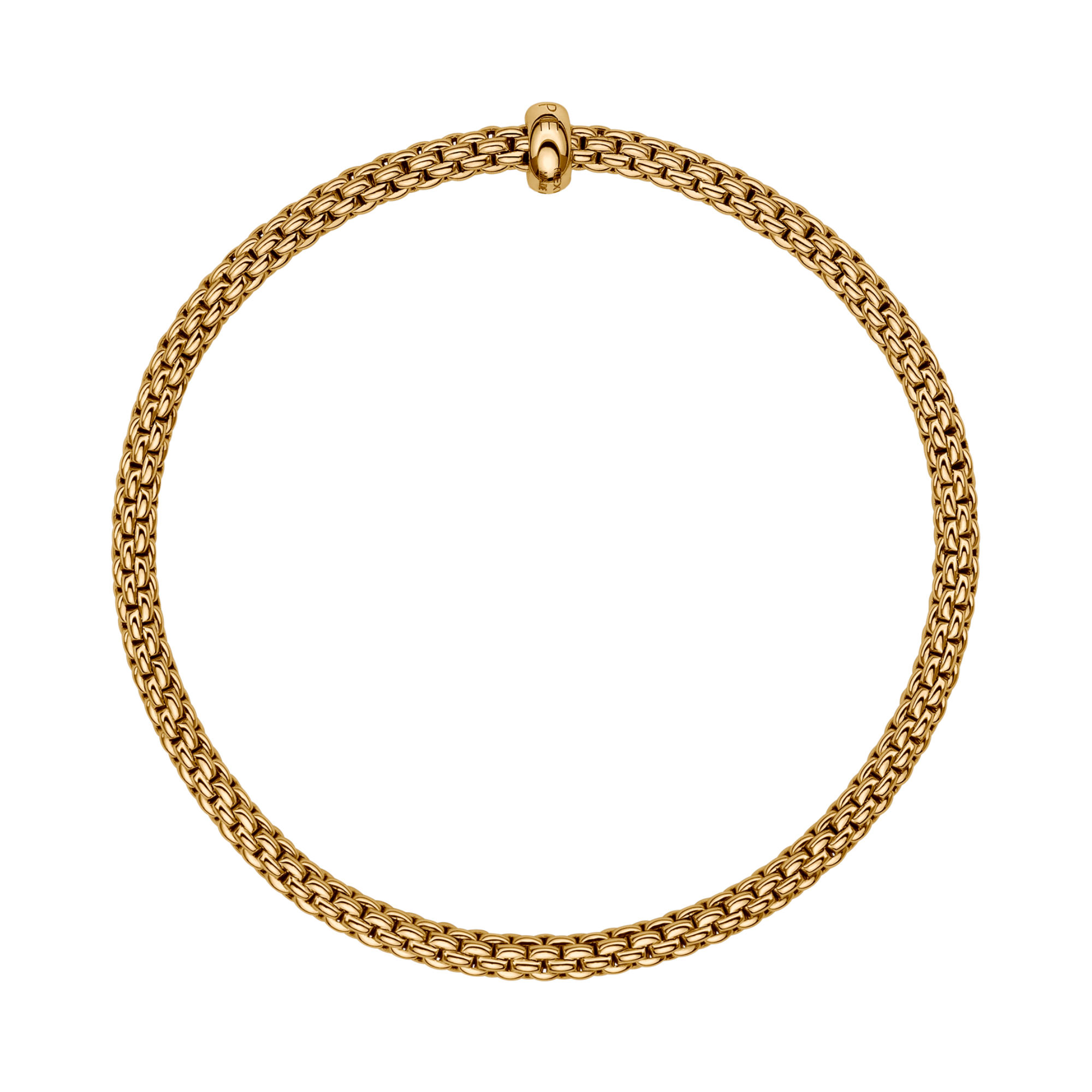 FOPE Prima Flex'it Armband mit schwarzen Brillanten (Ref: 01M08BX_BN_G_XGX_0XS)