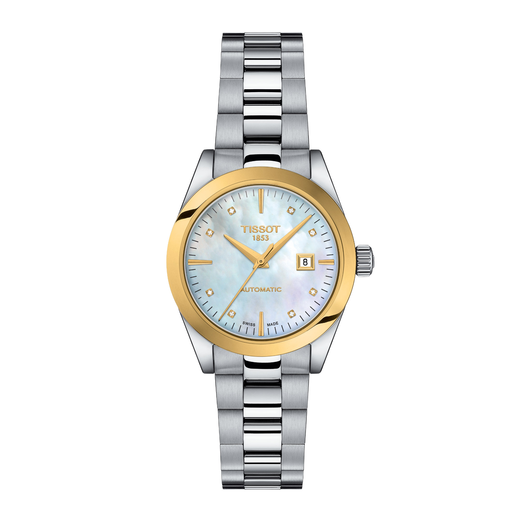 Tissot T-My Lady Automatic 18K Goldlünette (Ref: T930.007.41.116.00)