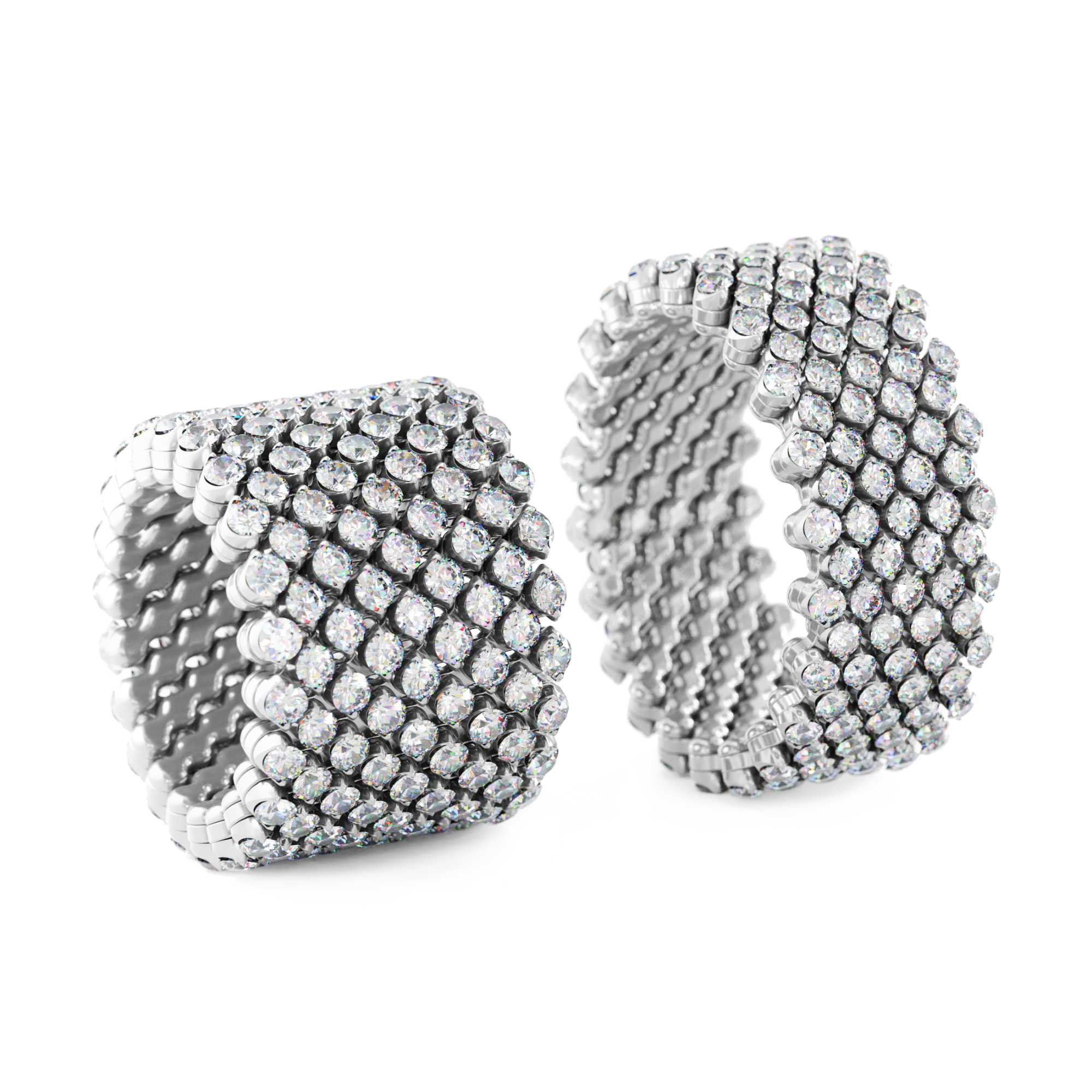 Serafino Consoli Brevetto Multi-Size Ring (Ref: RMS 9F2 WG WD)