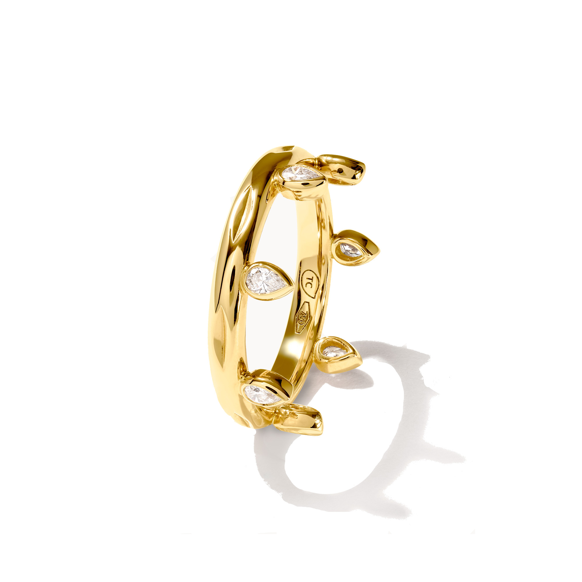 Tamara Comolli GYPSY Ring Crown Drop Cut Classic (Ref: R-Gyp-C-Dr-Cl-yg)