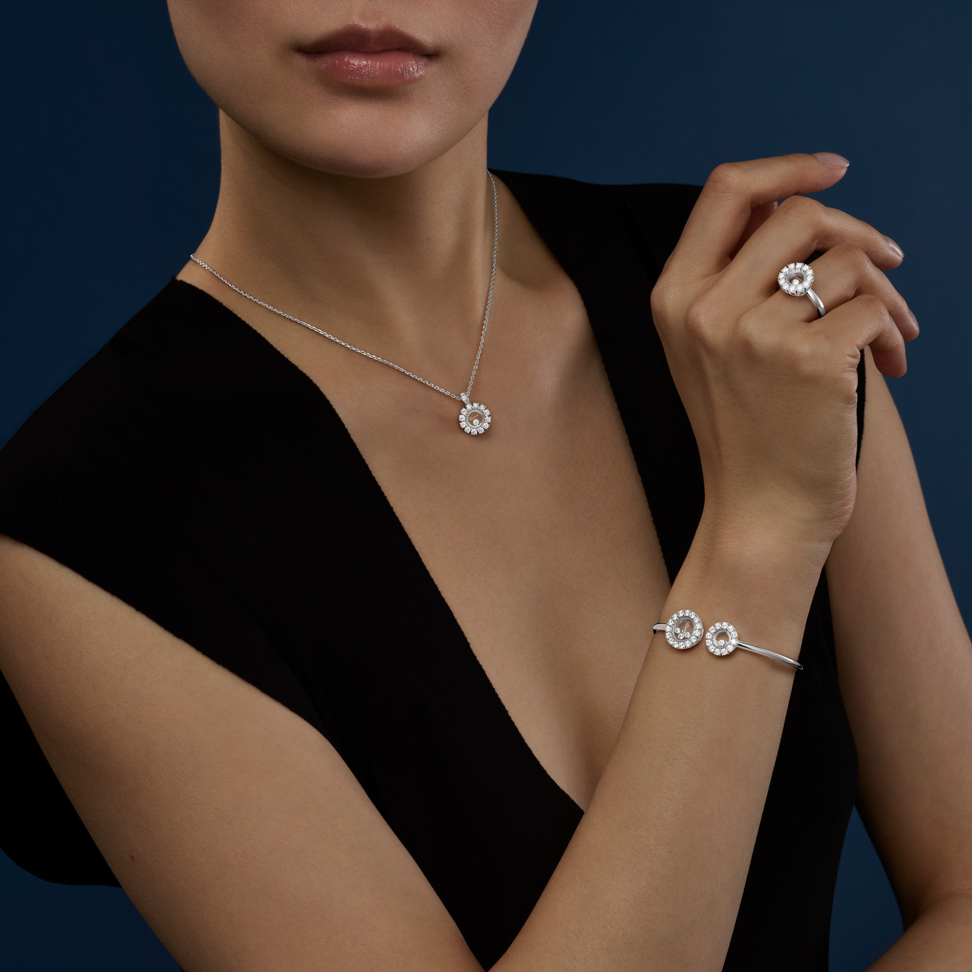 Chopard Happy Diamonds Icons Anhänger mit Kette (Ref: 79A609-1001)