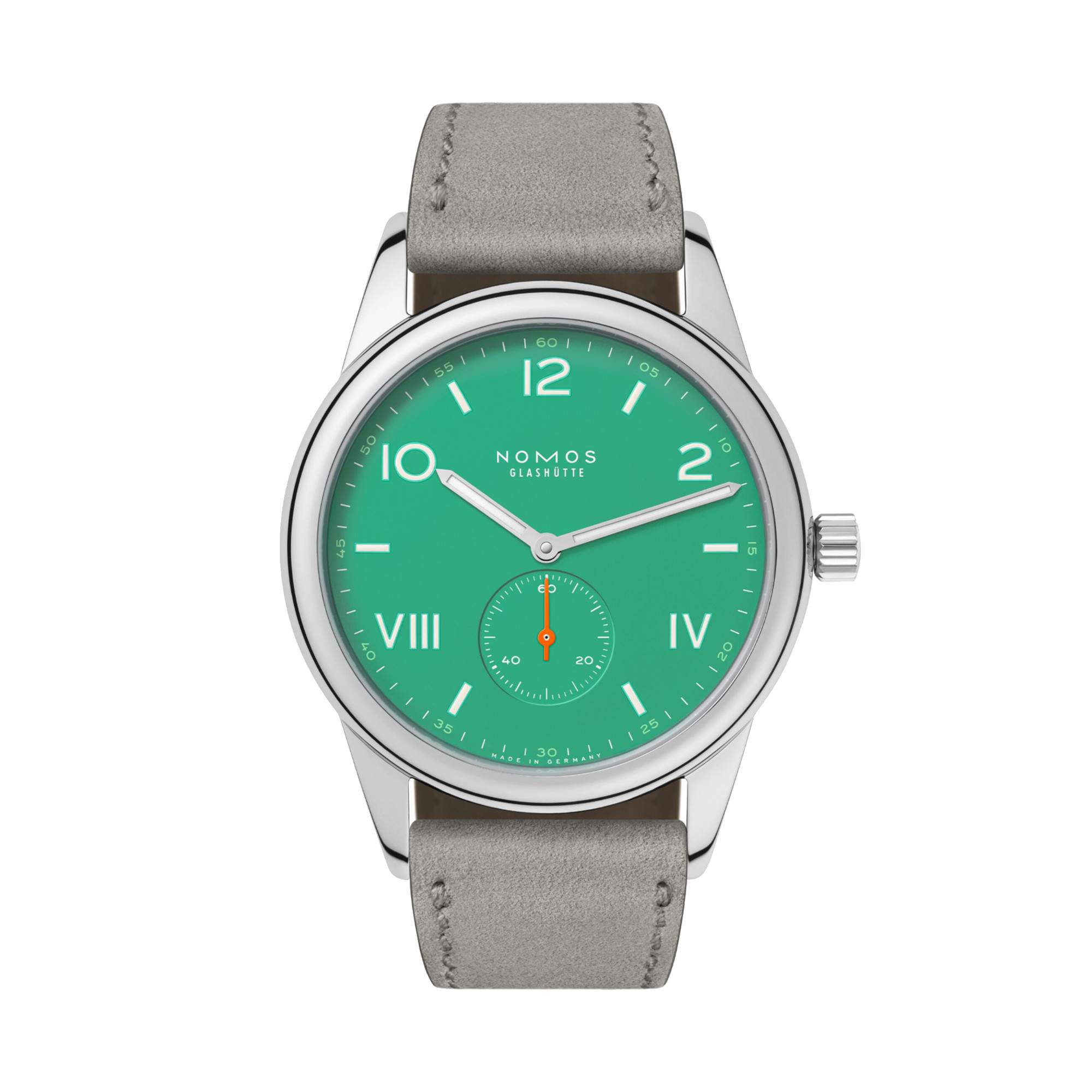 NOMOS Glashütte Club Campus 38 electric green (Ref: 726)