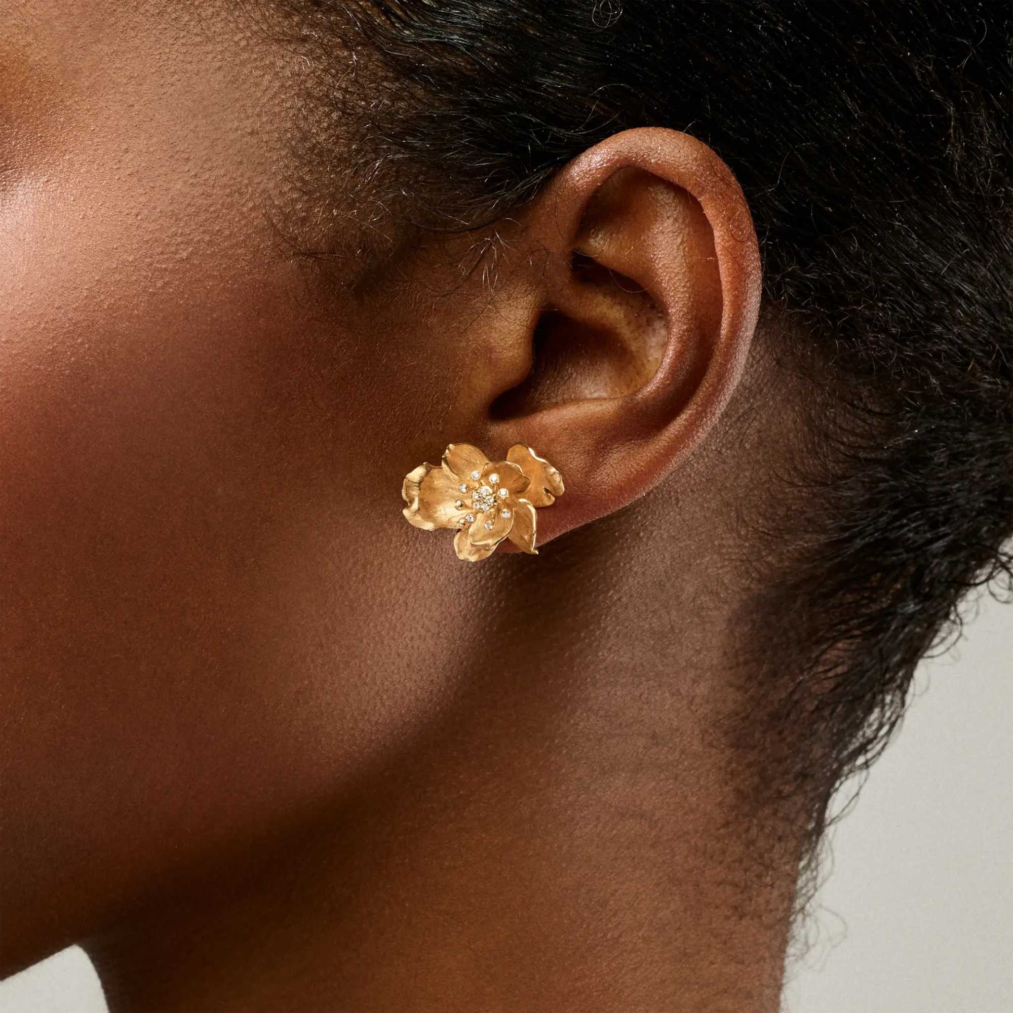Ole Lynggaard Copenhagen Wild Rose Stud Ohrringe (Ref: A3240-401)