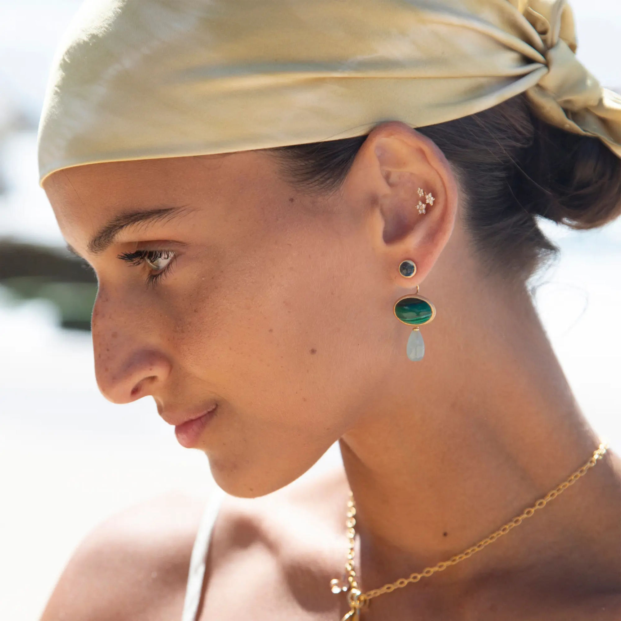 Ole Lynggaard Copenhagen Lotus Ohrring-Anhänger Groß (Ref: A3061-404)