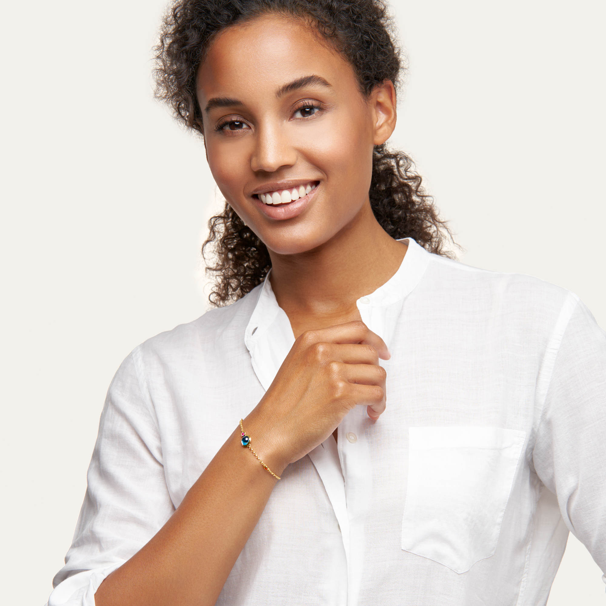 Tamara Comolli BOUTON Armband Mini Chain 'Candy' small/medium (Ref: B-BOU-c-Can-sm-yg)