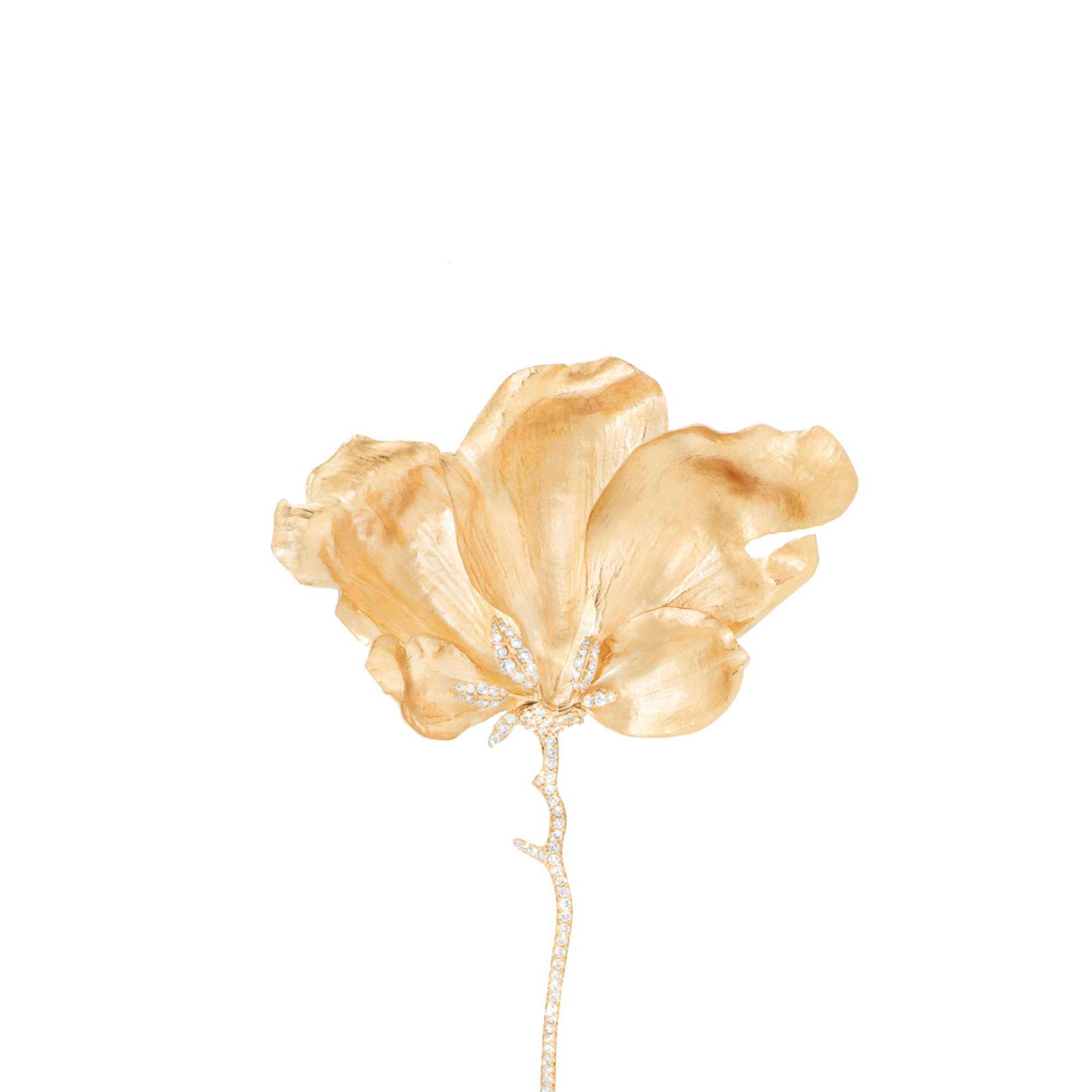 Ole Lynggaard Copenhagen Wild Rose Brosche (Ref: A2834-401)