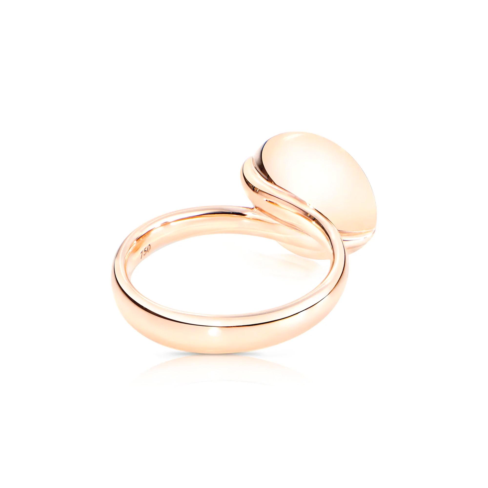 Tamara Comolli BOUTON Ring large Rutilquarz (Ref: R-BOU-l-RutQuR-rg)