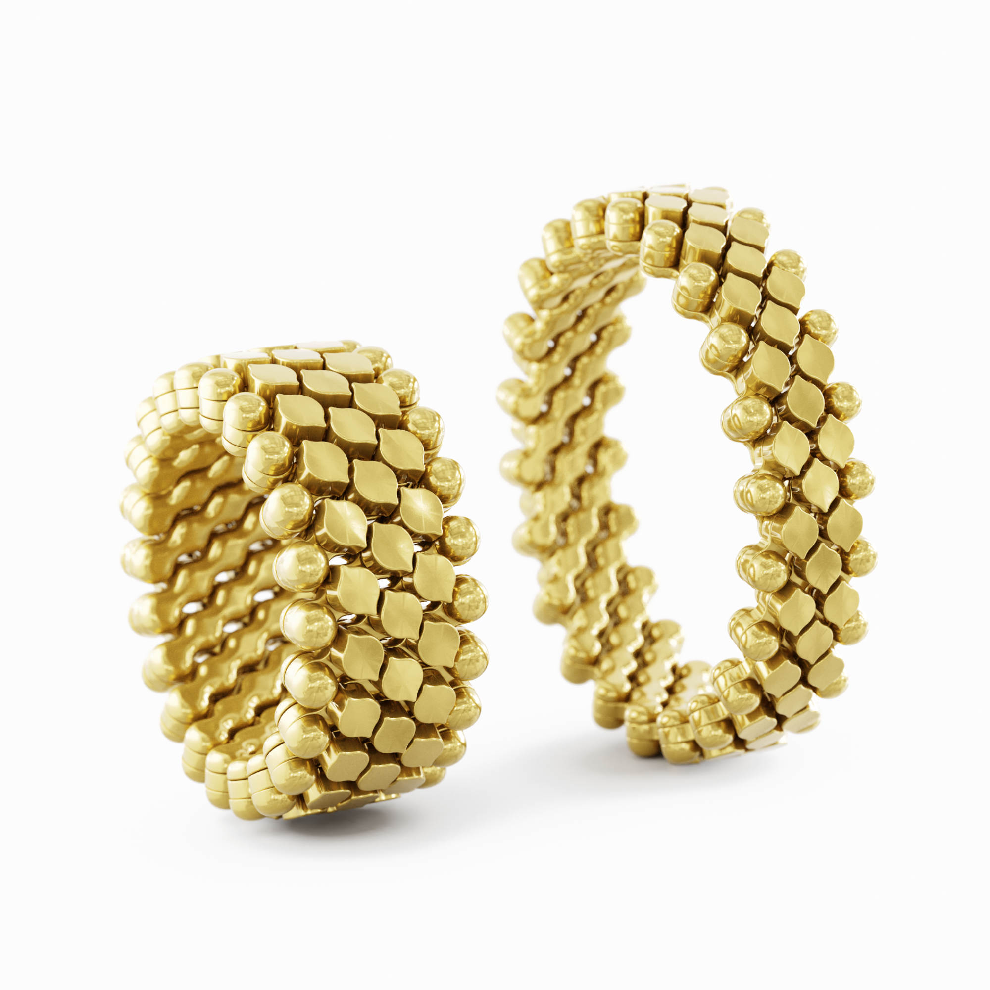 Serafino Consoli Brevetto Multi-Size Ring (Ref: RMS 5N2 YG)
