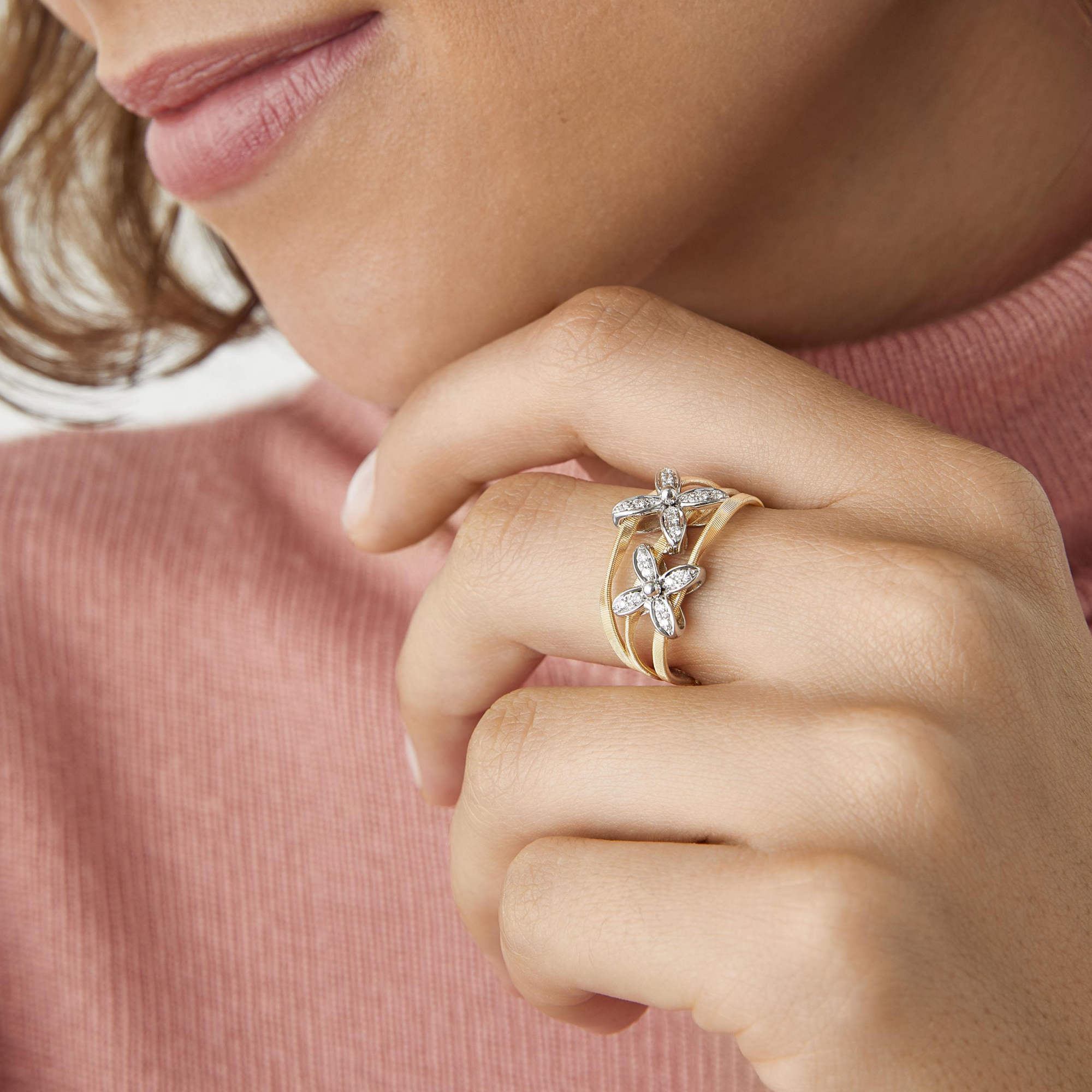 Marco Bicego Marrakech Onde Ring (Ref: AG357_B3_YW_M5)