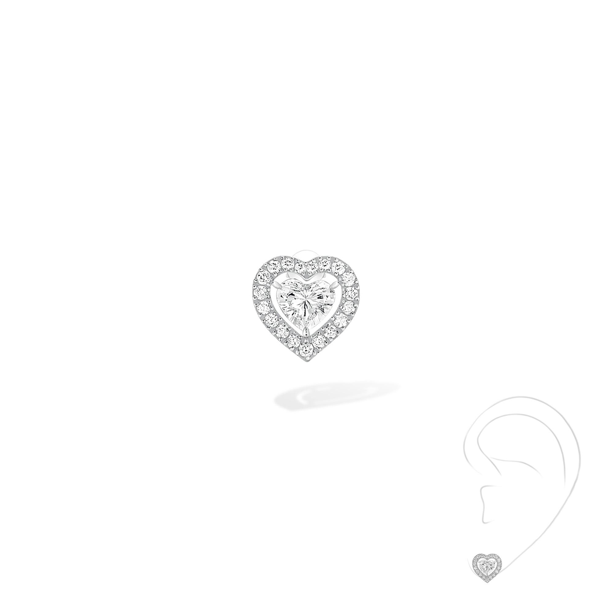 Messika Joy Coeur Ohrstecker (Ref: 11562-WG)