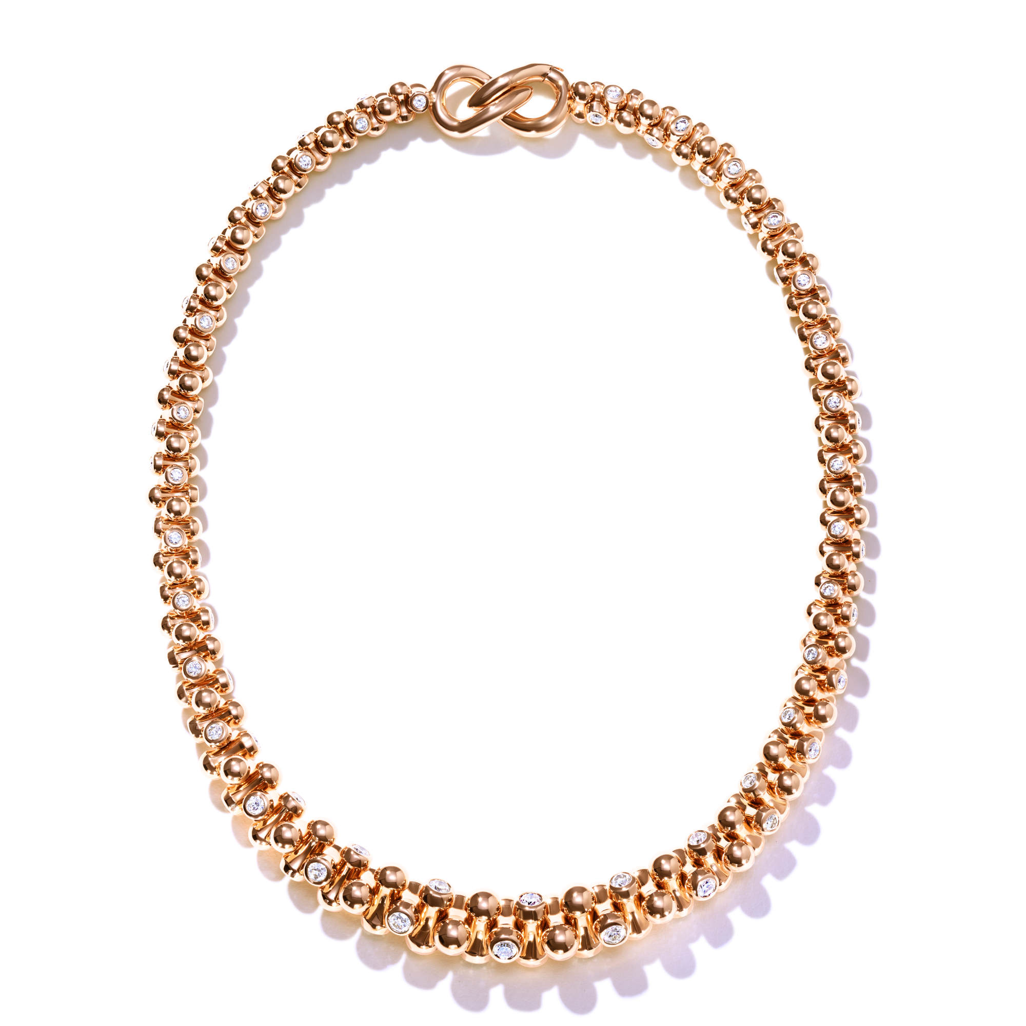 Tamara Comolli ALWAYS DIAMONDS Halskette (Ref: N-AD-Alt-Gr-Cl-rg)