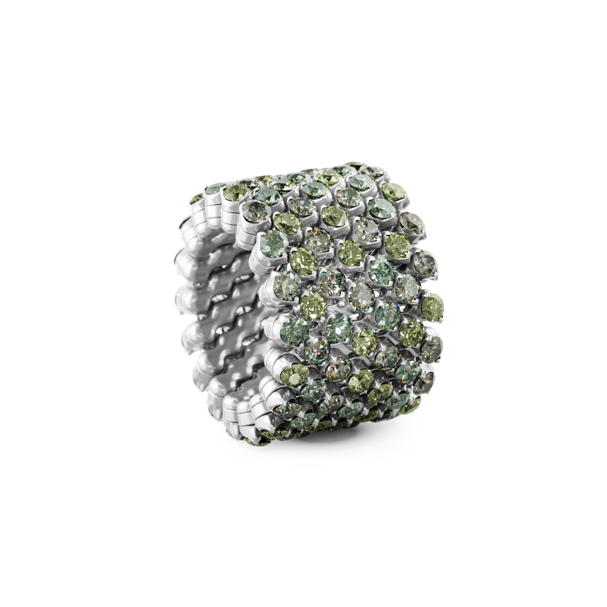 Serafino Consoli Brevetto Multi-Size Ring (Ref: RMS 7F4 WG GS MIX)