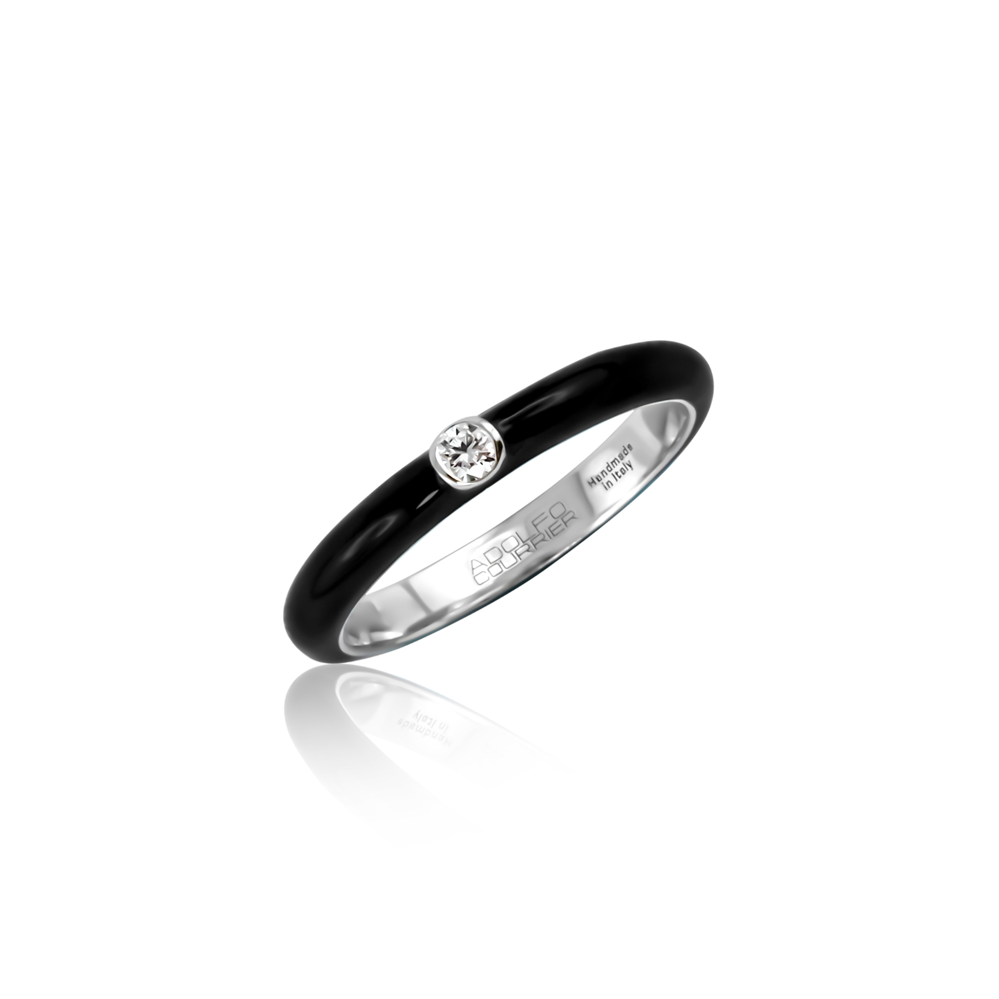 Adolfo Courrier Black & White Ring (Ref: P2-BW-04)