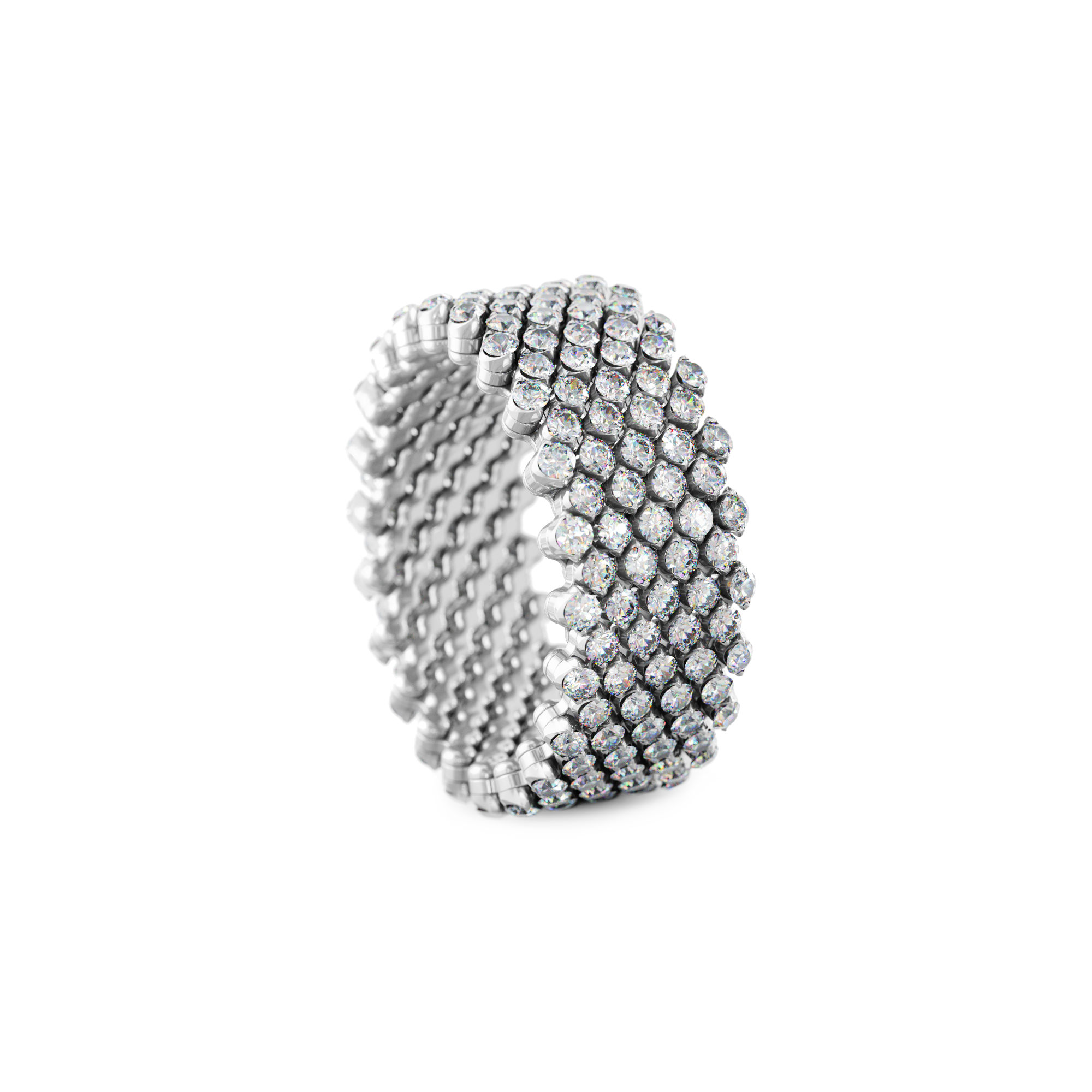 Serafino Consoli Brevetto Multi-Size Ring (Ref: RMS 9F2 WG WD)