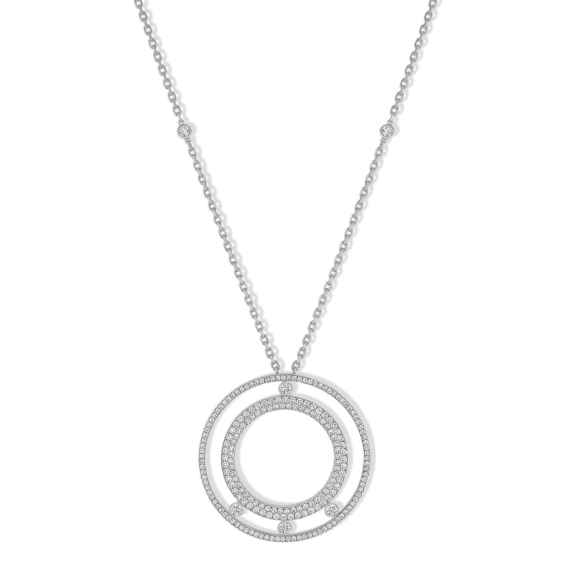 Messika Lange Move Romane Halskette (Ref: 11317-WG)